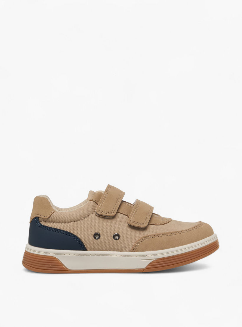 حذاء سنيكرز قوالب ملونة بشريط إغلاق لاصق من جونيورز-boys-shoes-sneakers-image-3
