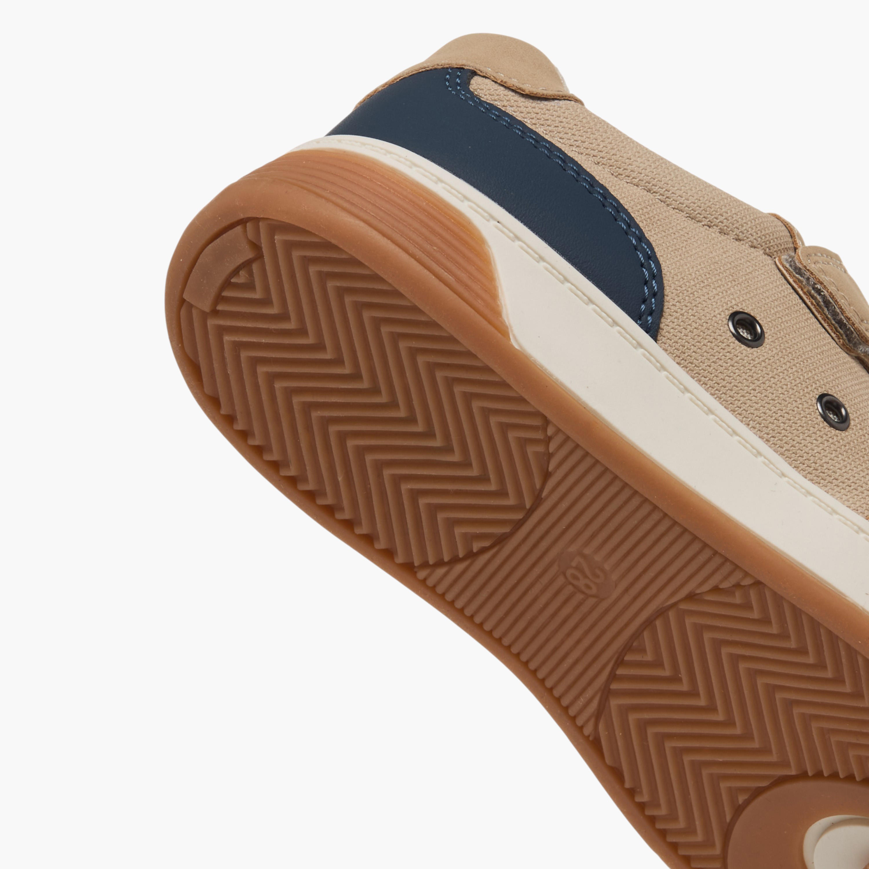 حذاء سنيكرز قوالب ملونة بشريط إغلاق لاصق من جونيورز-boys-shoes-sneakers-image-5