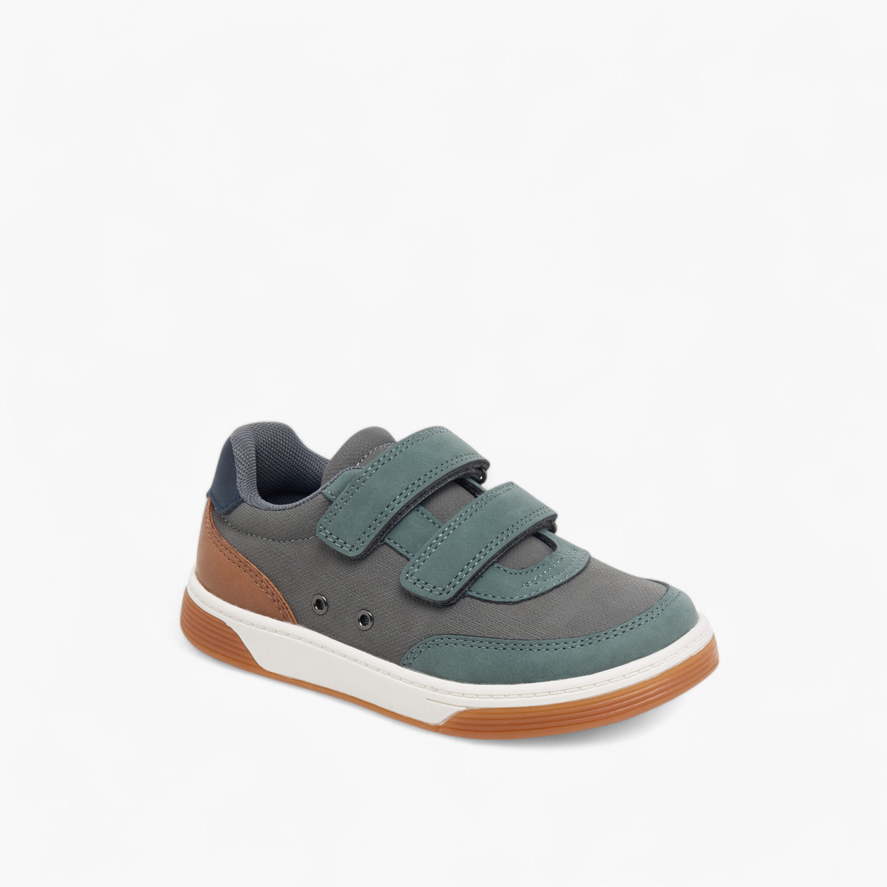 حذاء سنيكرز قوالب ملونة بشريط إغلاق لاصق من جونيورز-boys-shoes-sneakers-image-2