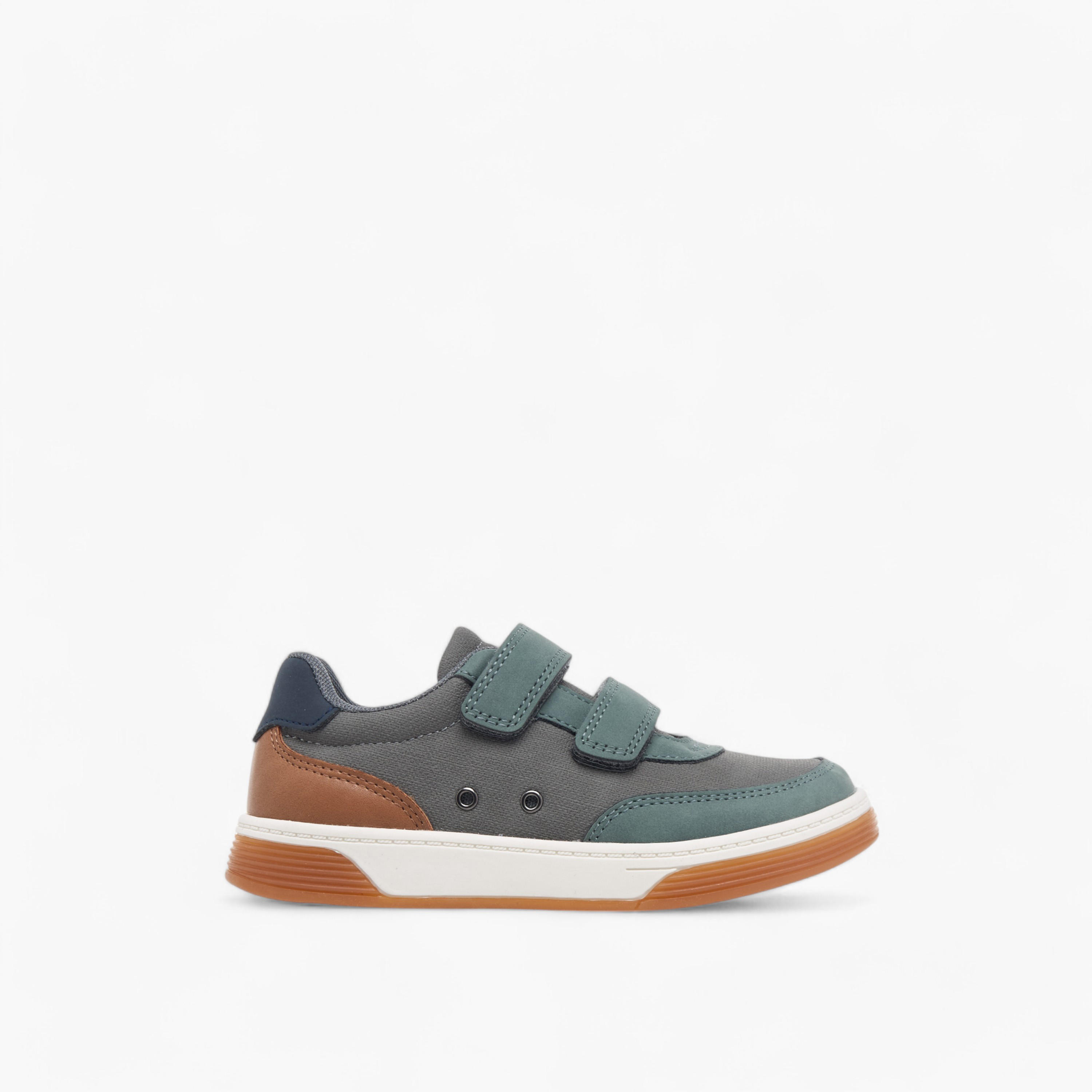 حذاء سنيكرز قوالب ملونة بشريط إغلاق لاصق من جونيورز-boys-shoes-sneakers-image-3