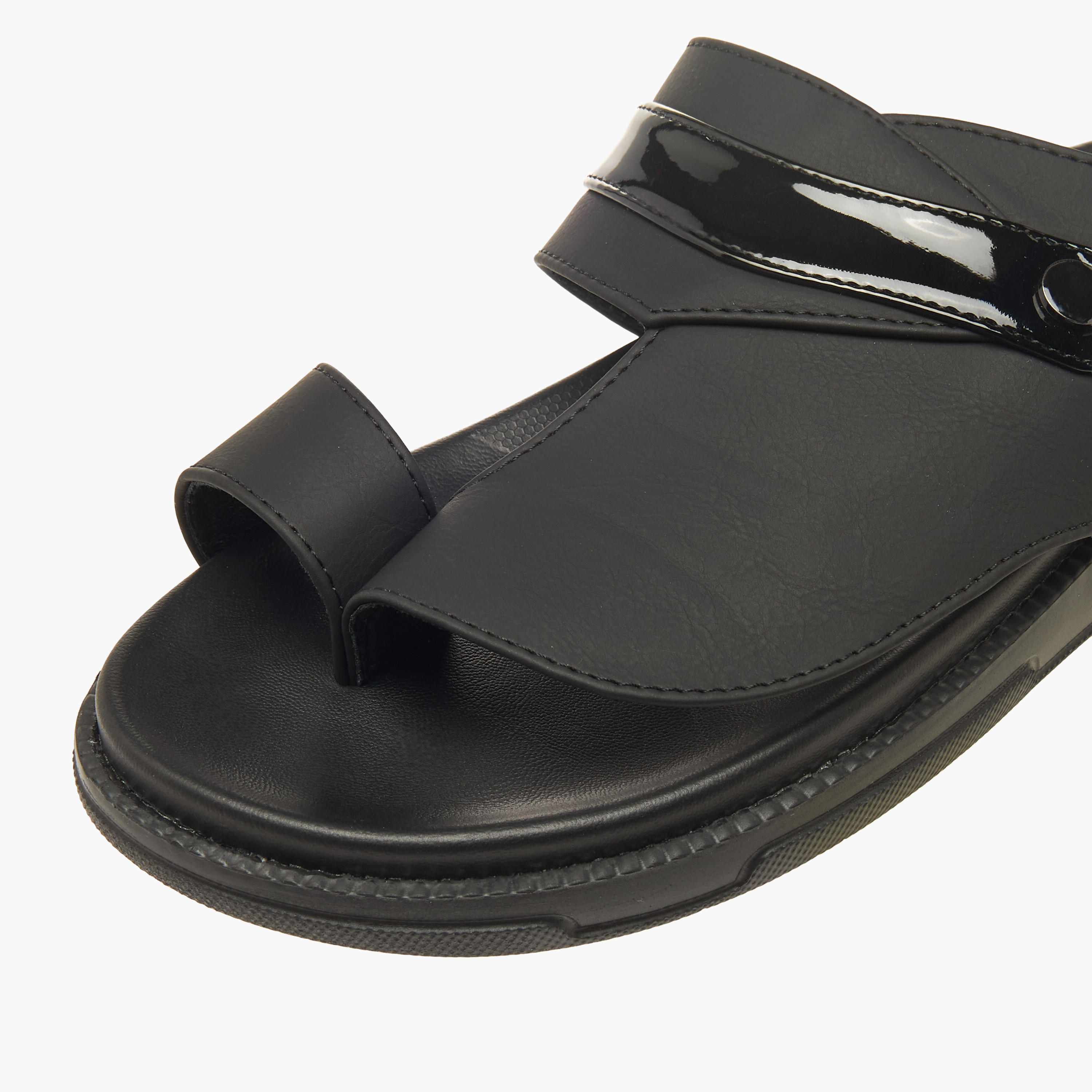 Al Waha Men Toe Loop Detail Arabic Sandals-men-shoes-sandals-image-4