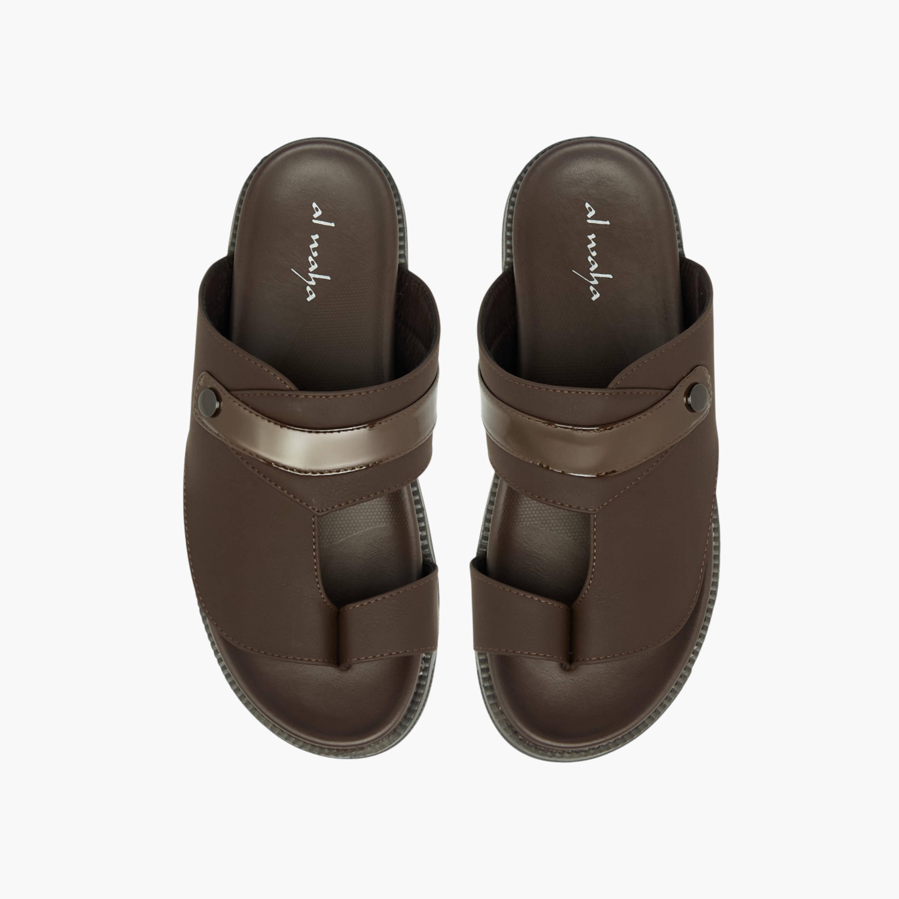 Al Waha Men Toe Loop Detail Arabic Sandals-men-shoes-sandals-image-1