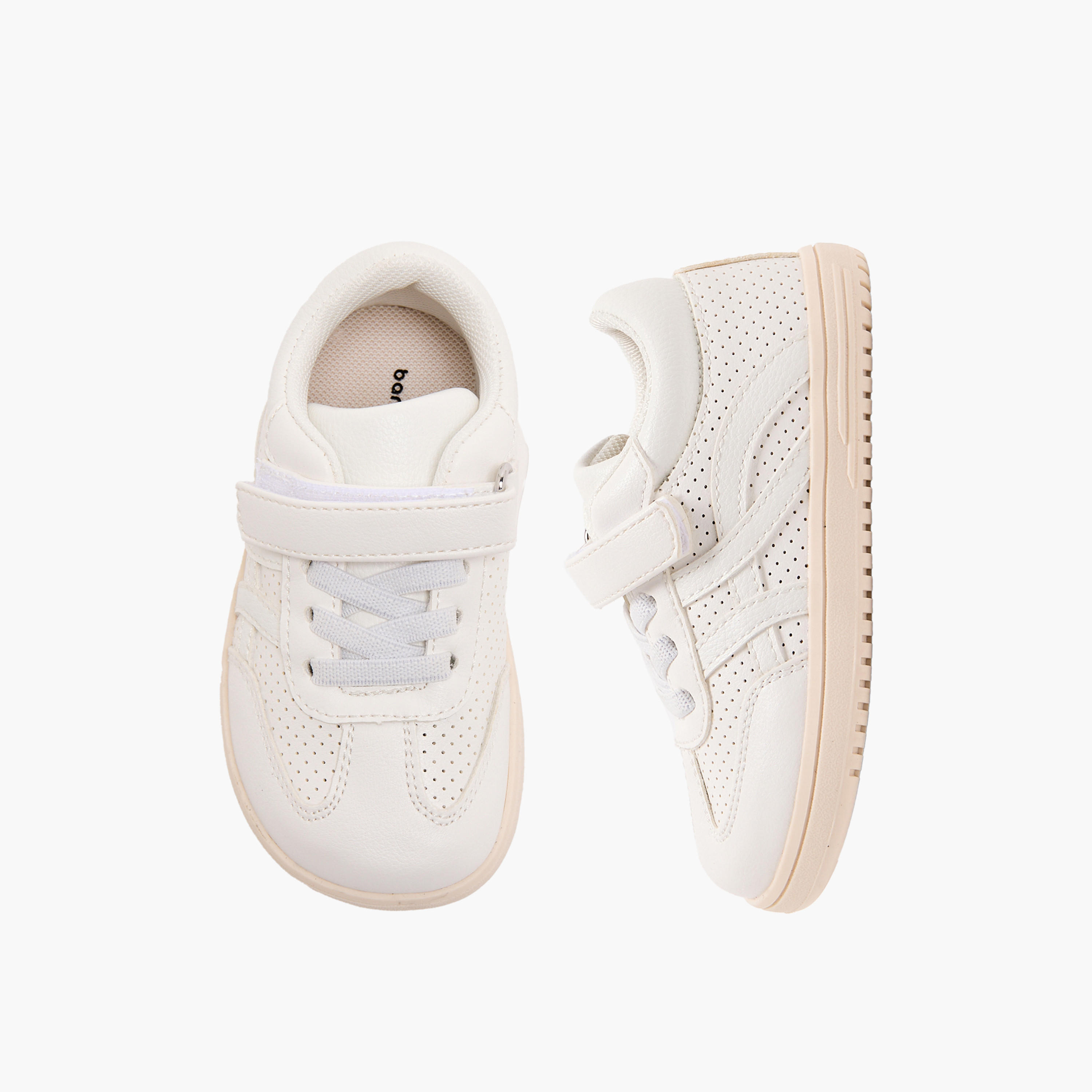 حذاء سنيكرز للأولاد برقبة كاحل مثقوب بشريط إغلاق لاصق من بارفيت-boys-shoes-sneakers-image-1