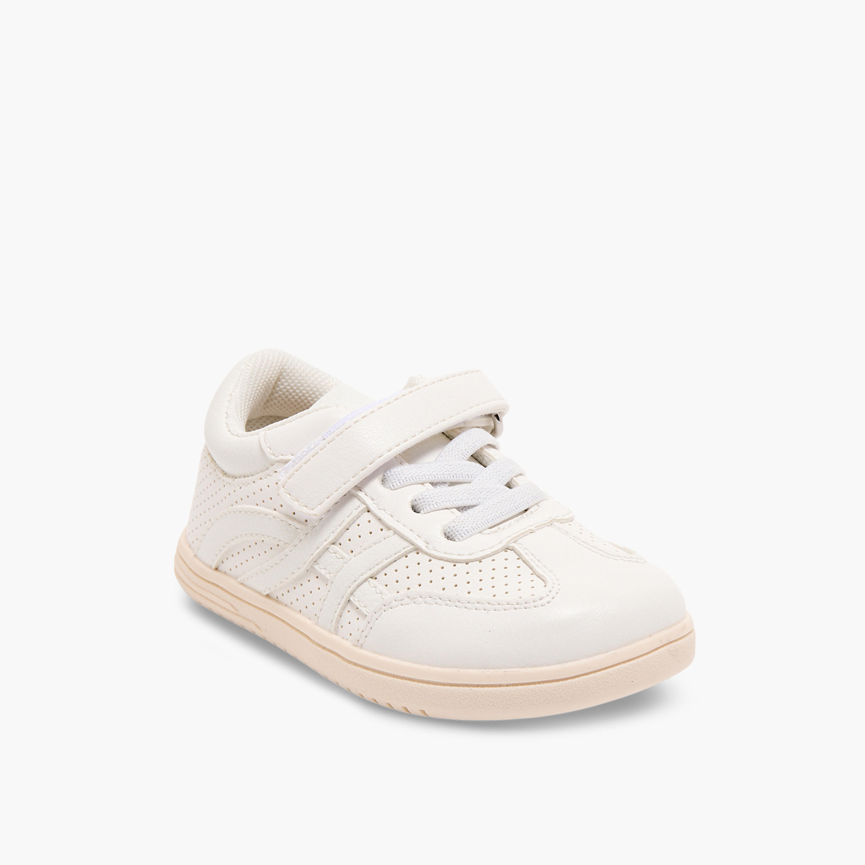 حذاء سنيكرز للأولاد برقبة كاحل مثقوب بشريط إغلاق لاصق من بارفيت-boys-shoes-sneakers-image-2