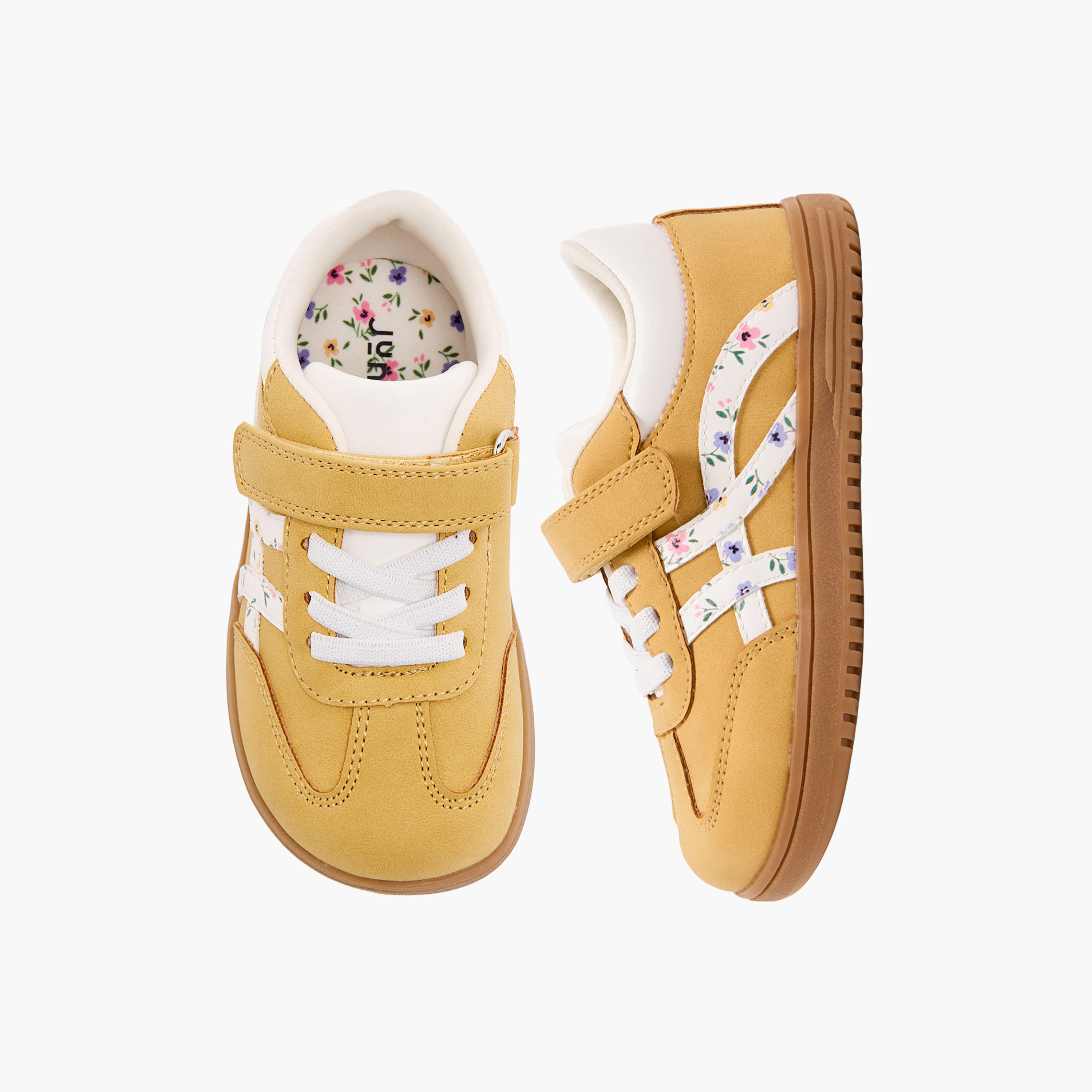 Juniors Girls Hook & Loop Ankle Sneakers-girls-shoes-sneakers-image-1