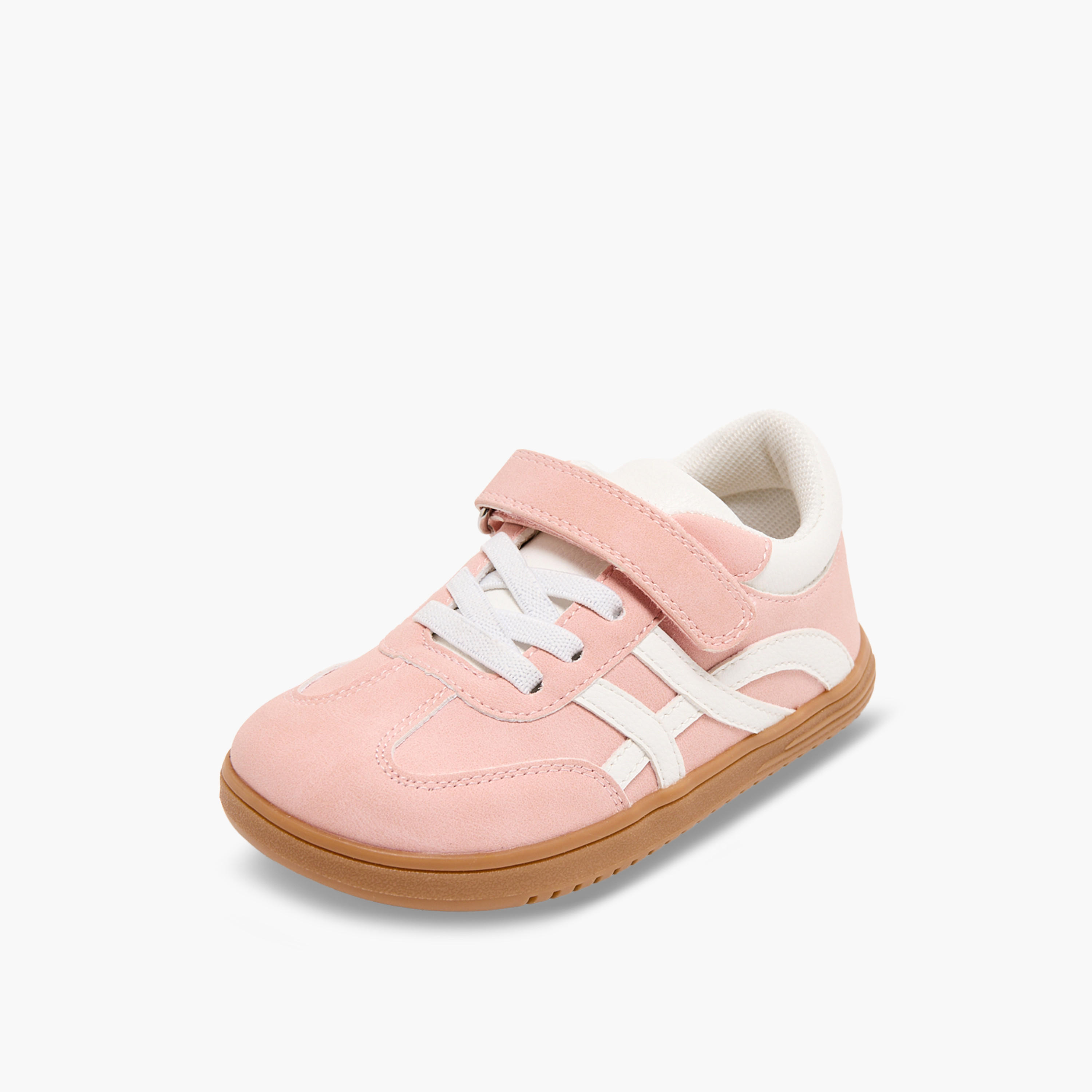 Juniors Girls Panelled Hook & Loop Ankle Sneakers-girls-shoes-sneakers-image-6