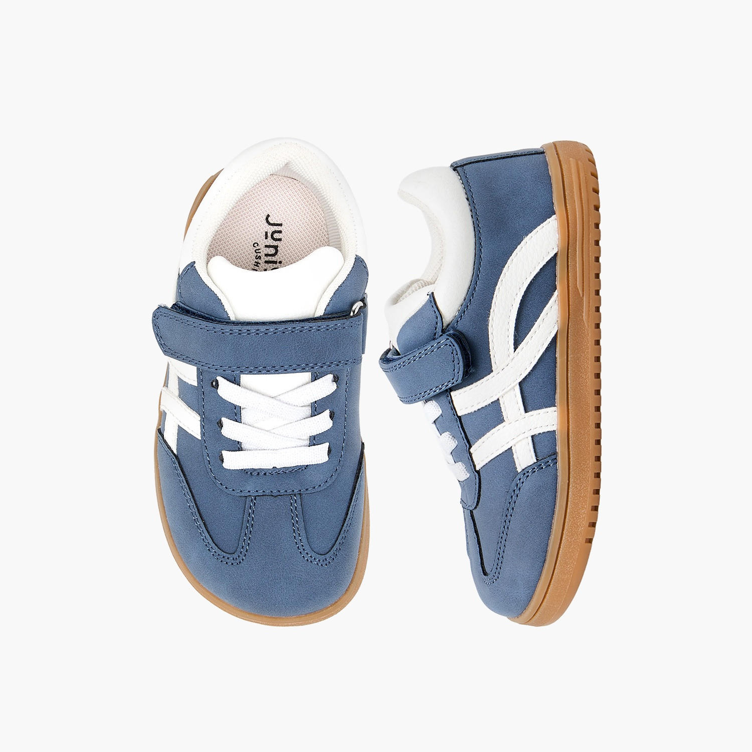 Juniors Boys Hook & Loop Ankle Sneakers-boys-shoes-sneakers-image-1