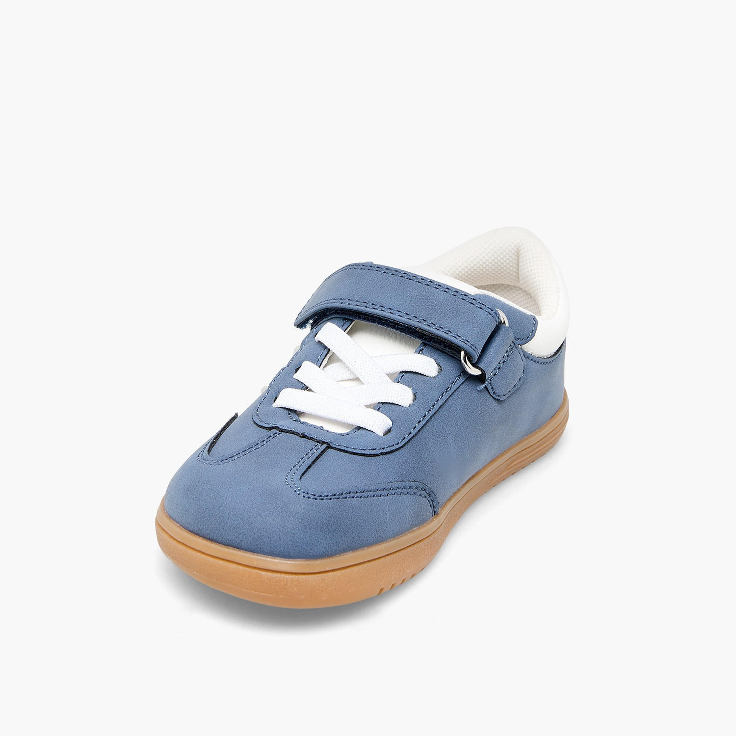 Juniors Boys Hook & Loop Ankle Sneakers-boys-shoes-sneakers-image-4