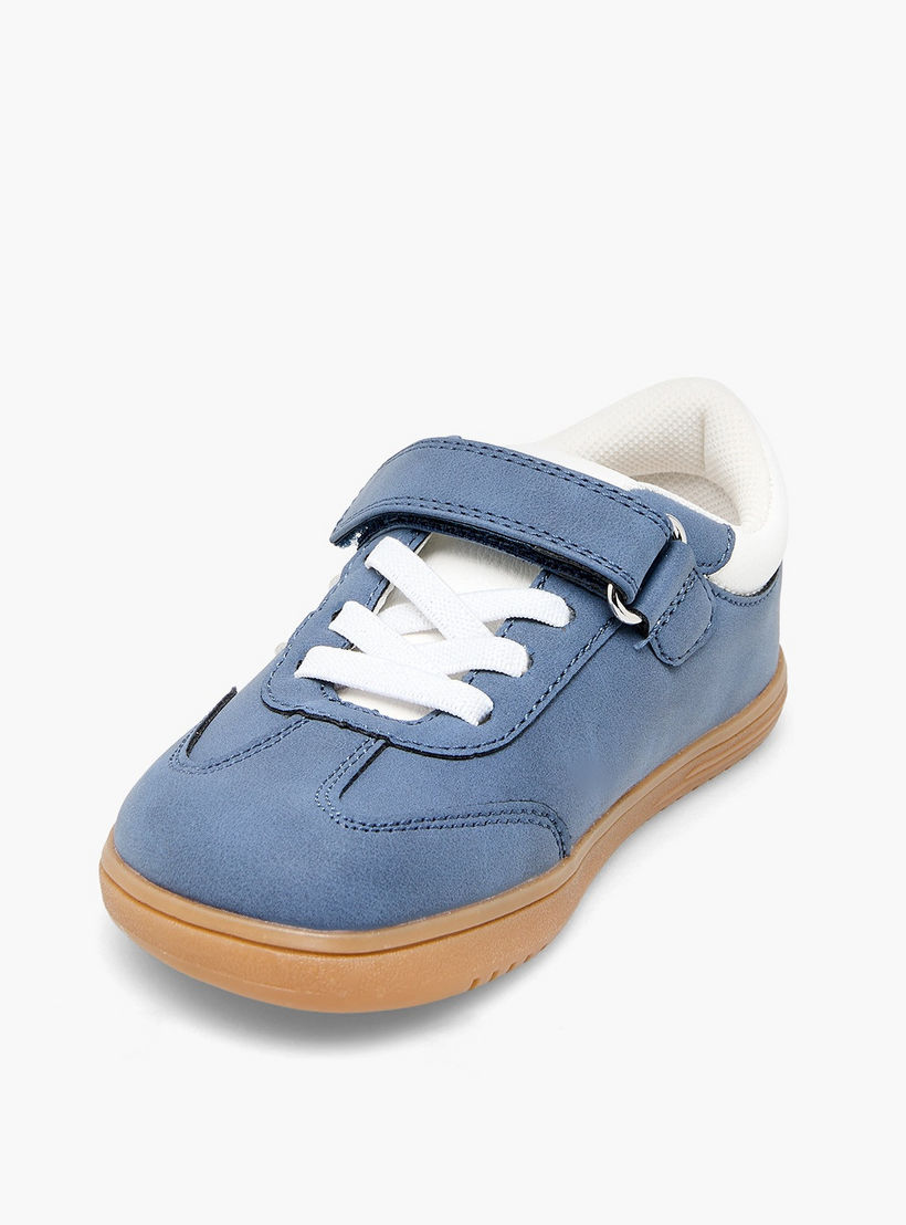 Juniors Boys Hook & Loop Ankle Sneakers-boys-shoes-sneakers-image-4