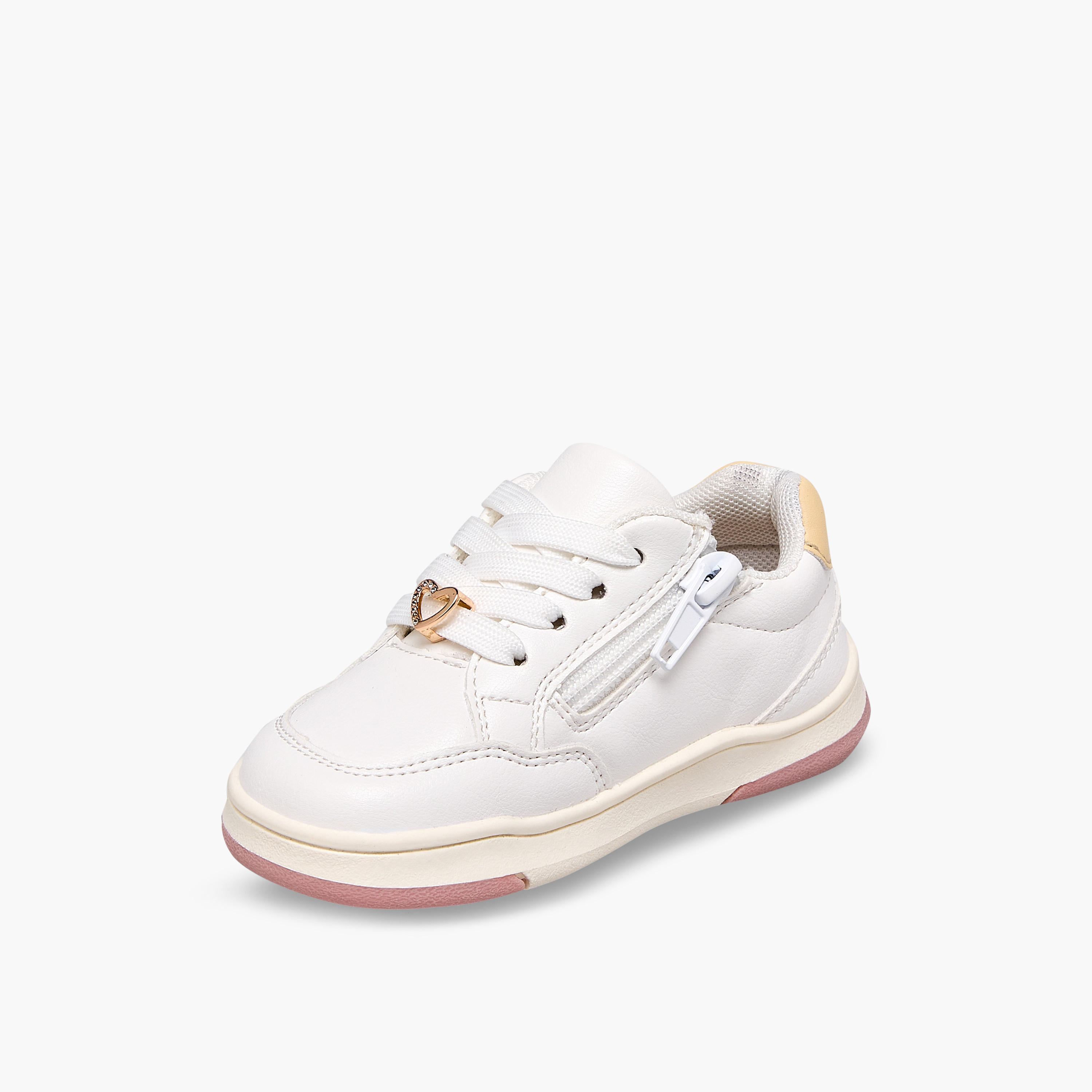 Barefeet Girls Embroidered Ankle Sneakers-girls-shoes-sneakers-image-4