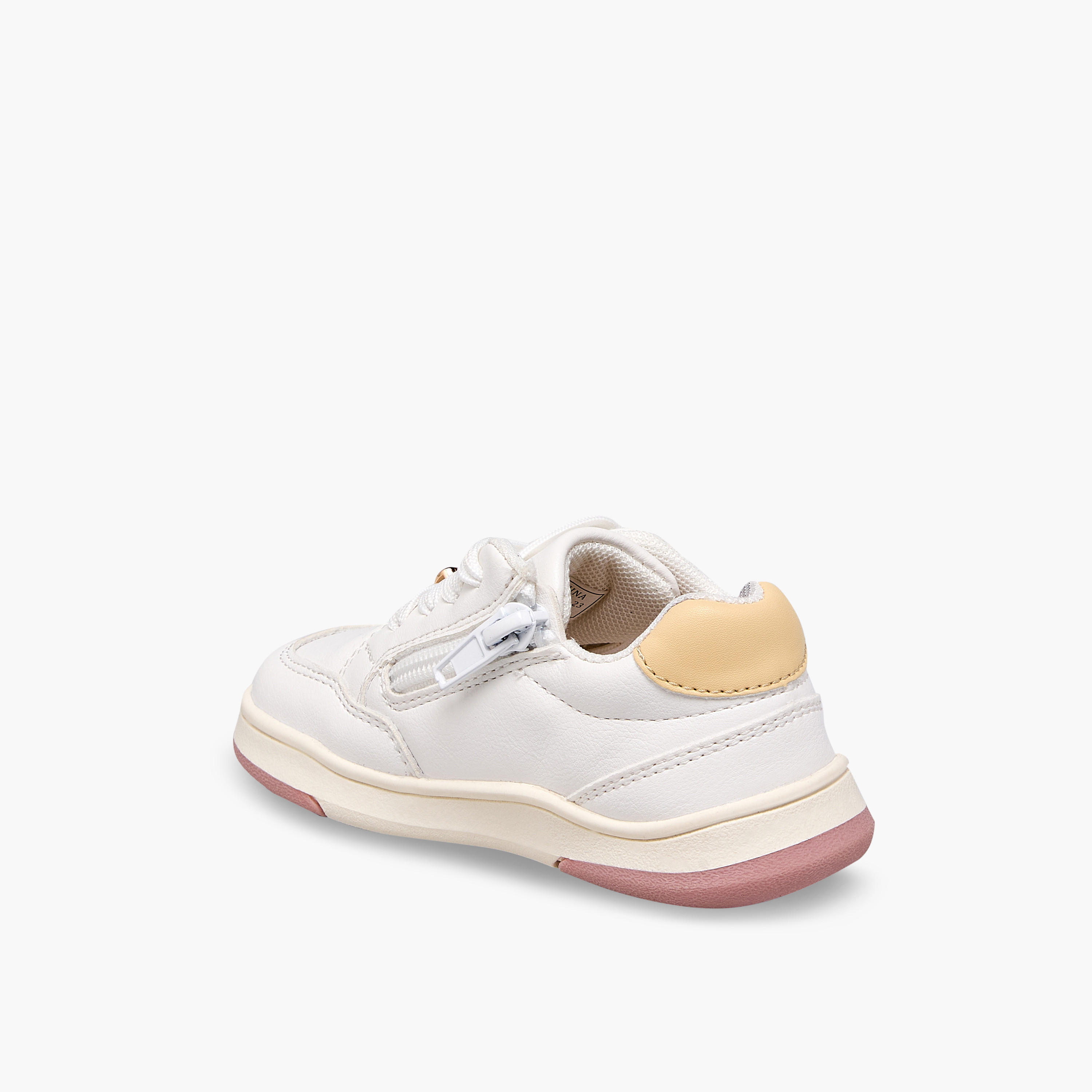 Barefeet Girls Embroidered Ankle Sneakers-girls-shoes-sneakers-image-5