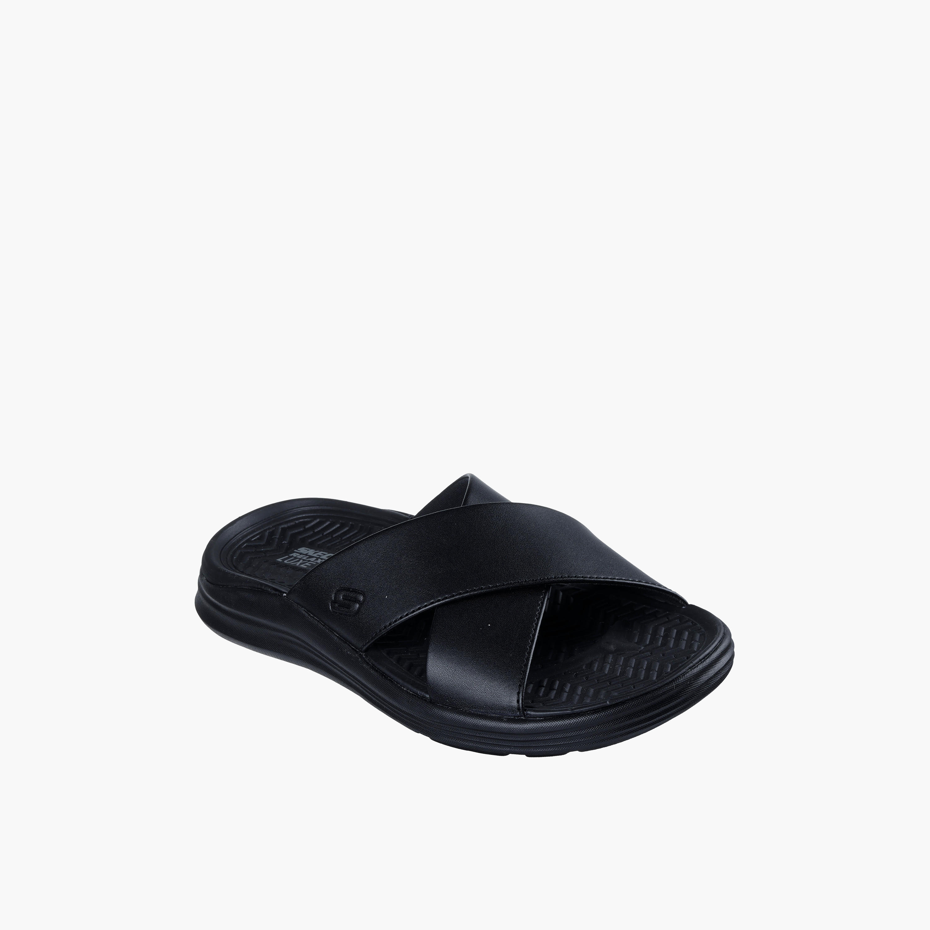 صندل بروفن إس دي جلد بأحزمة متقاطعة للرجال من سكيتشرز-sports-men-shoes-image-1