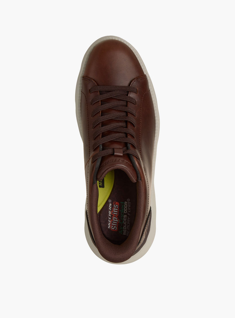 Skechers Men Leather GARZA Ankle Sneakers-men-shoes-sneakers-image-2
