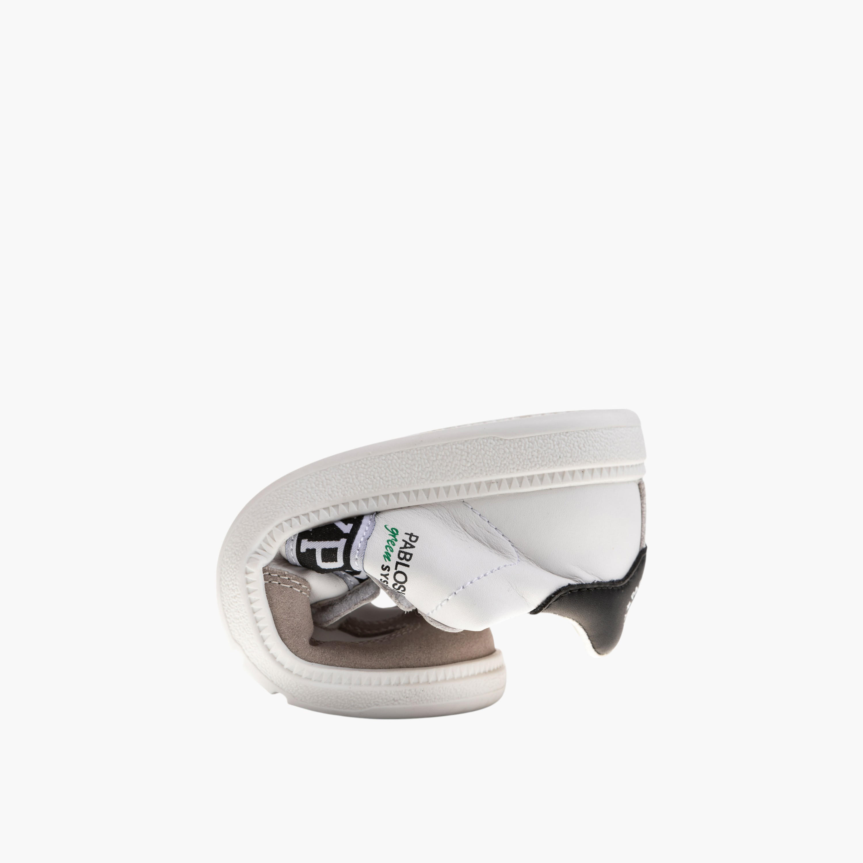 Pablosky Kids' Textured Sneakers with Hook and Loop Closure-boys-shoes-schoolshoes-image-6