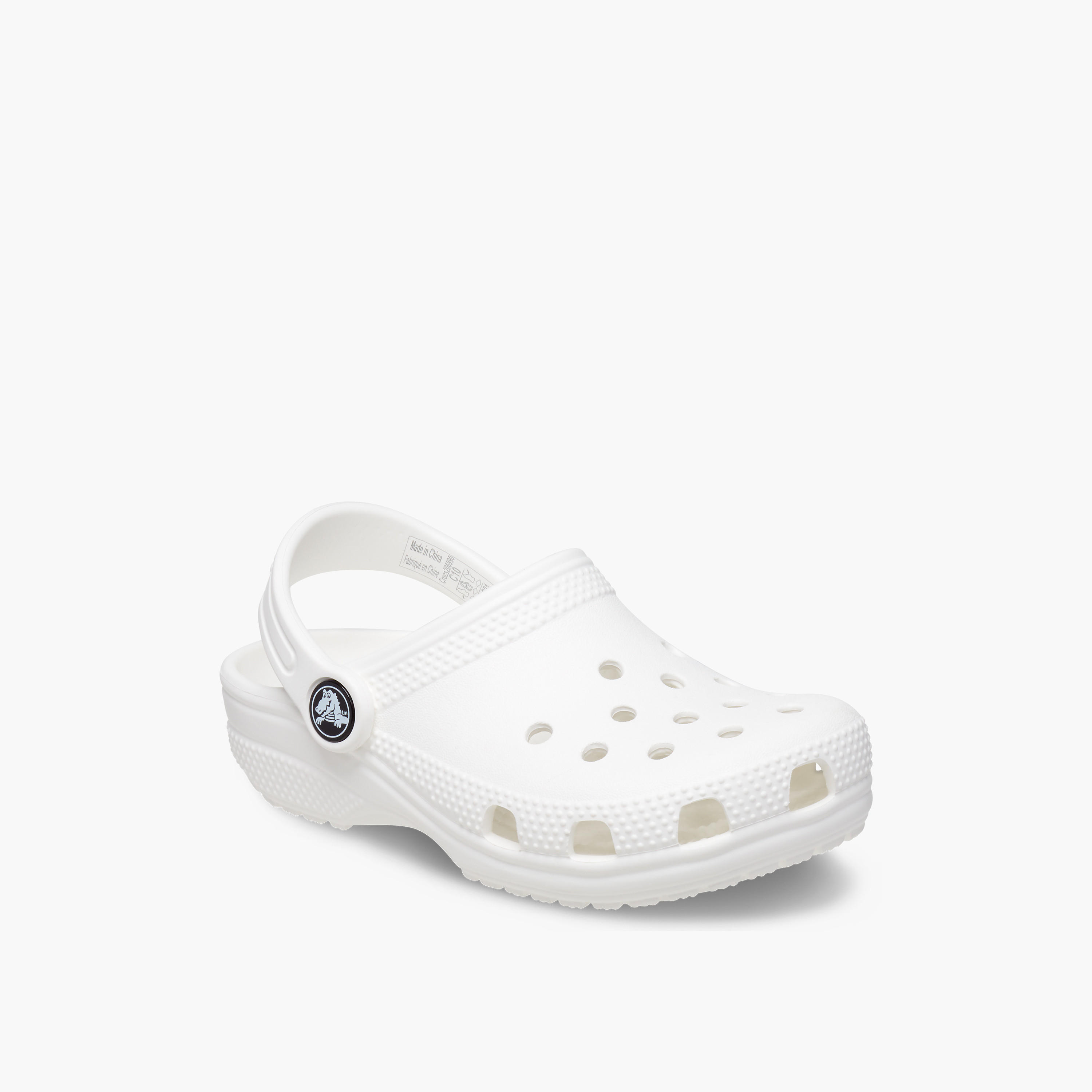 Crocs Unisex Cutout Detail Clogs with Back Strap - 206990-100-boys-shoes-sandals-image-1