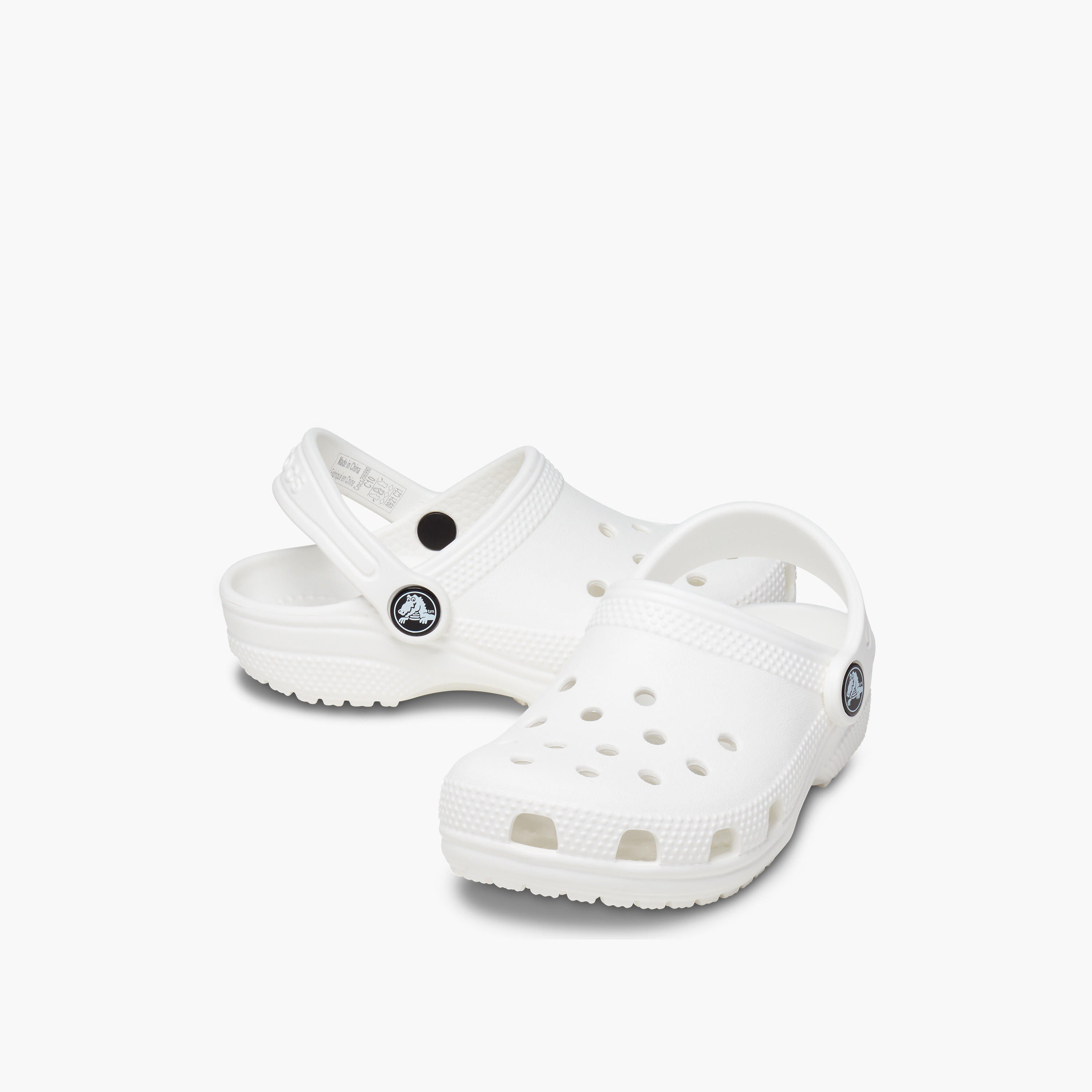 Crocs Unisex Cutout Detail Clogs with Back Strap - 206990-100-boys-shoes-sandals-image-3