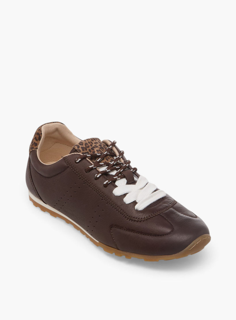 Duchini Women Lace-Up Leather Ankle Sneakers-women-shoes-sneakers-image-2
