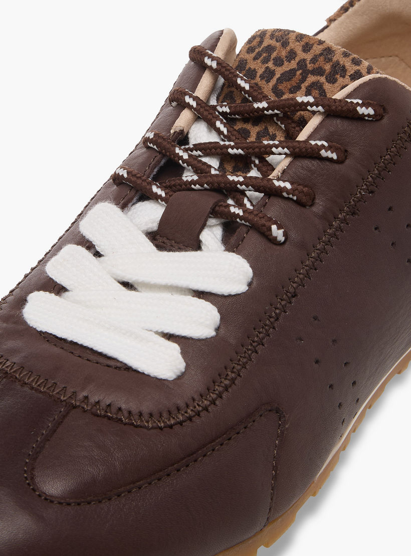 Duchini Women Lace-Up Leather Ankle Sneakers-women-shoes-sneakers-image-4