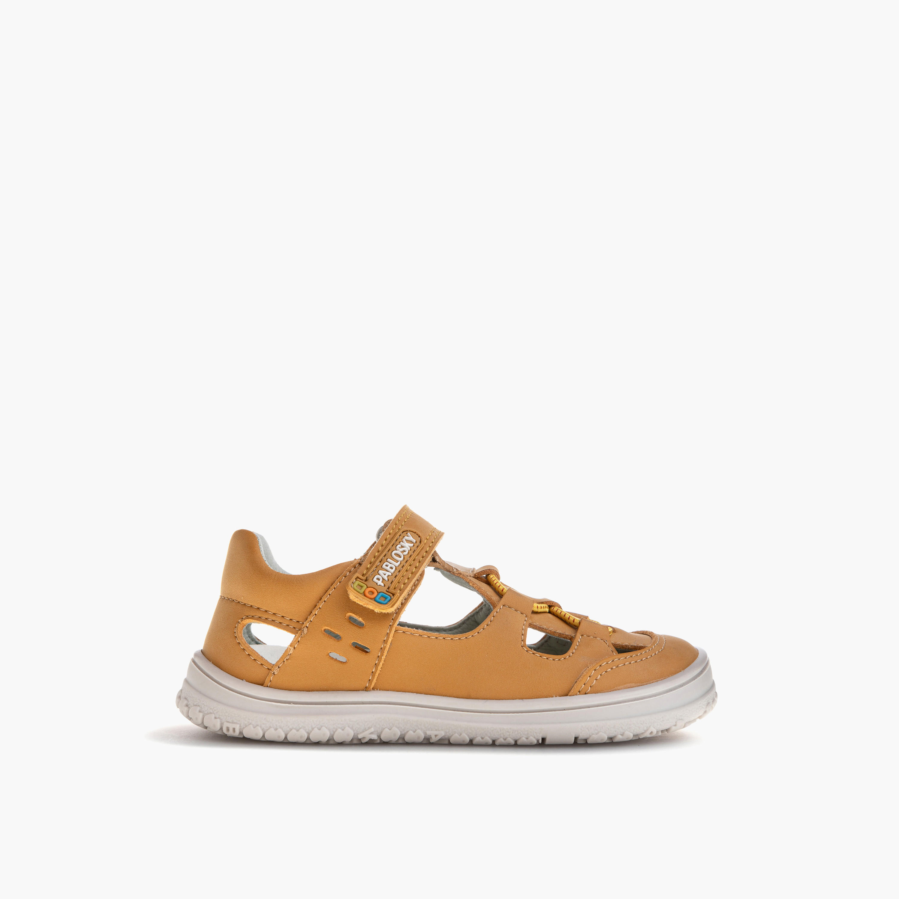 Pablosky Boys' Panelled Sandals with Hook and Loop Closure-boys-shoes-sandals-image-2