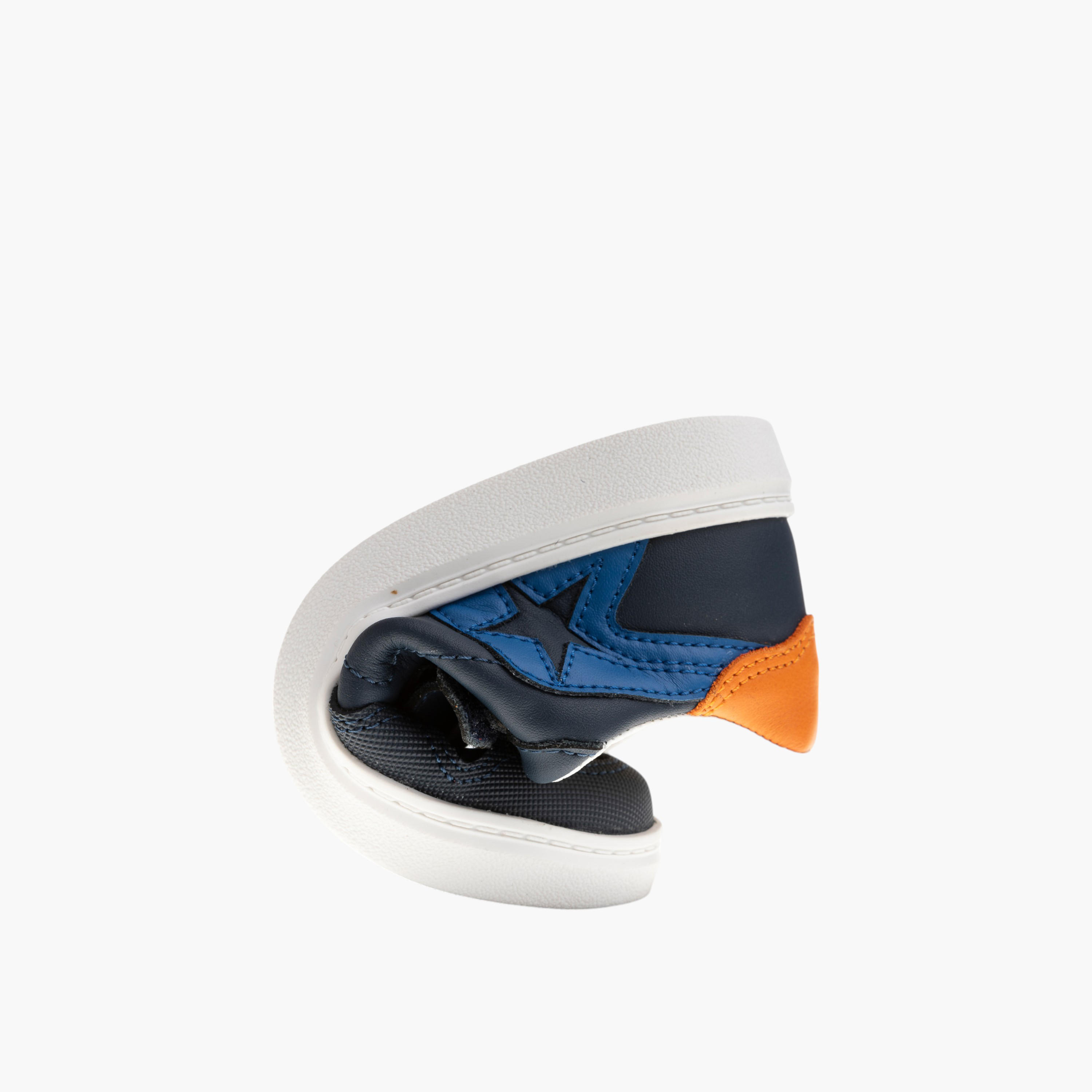 Pablosky Boys' Textured Sneakers with Hook & Loop Closure-boys-shoes-sneakers-image-6
