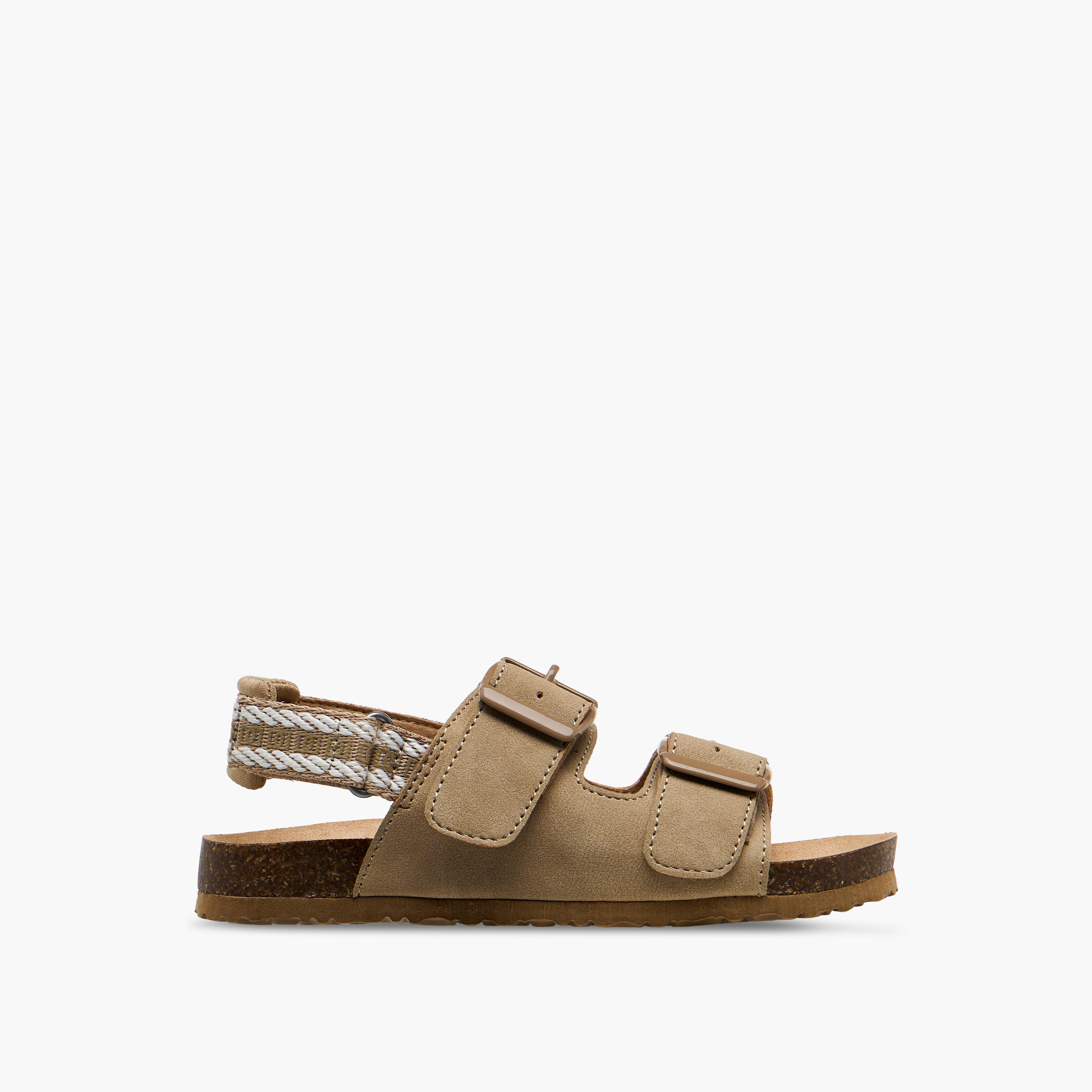 صندل بشريط إغلاق لاصق وتفاصيل إبزيم للأولاد من مستر دوتشيني-boys-shoes-sandals-image-2