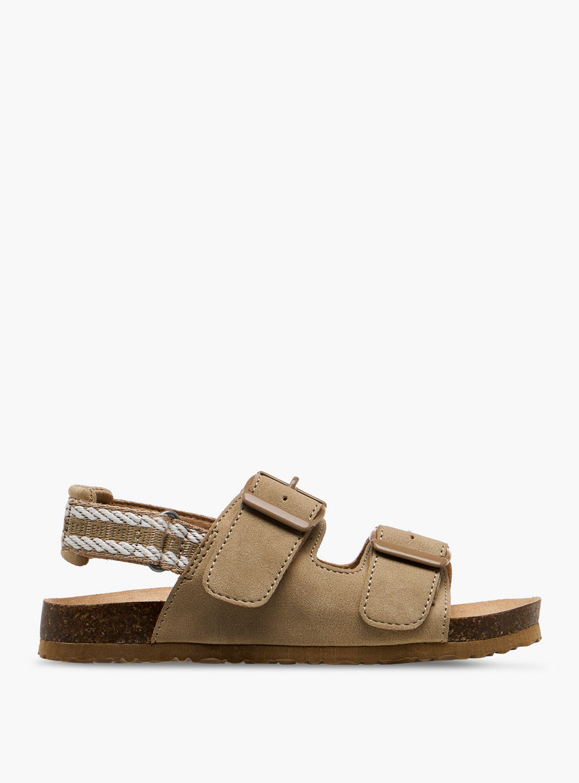 صندل بشريط إغلاق لاصق وتفاصيل إبزيم للأولاد من مستر دوتشيني-boys-shoes-sandals-image-2