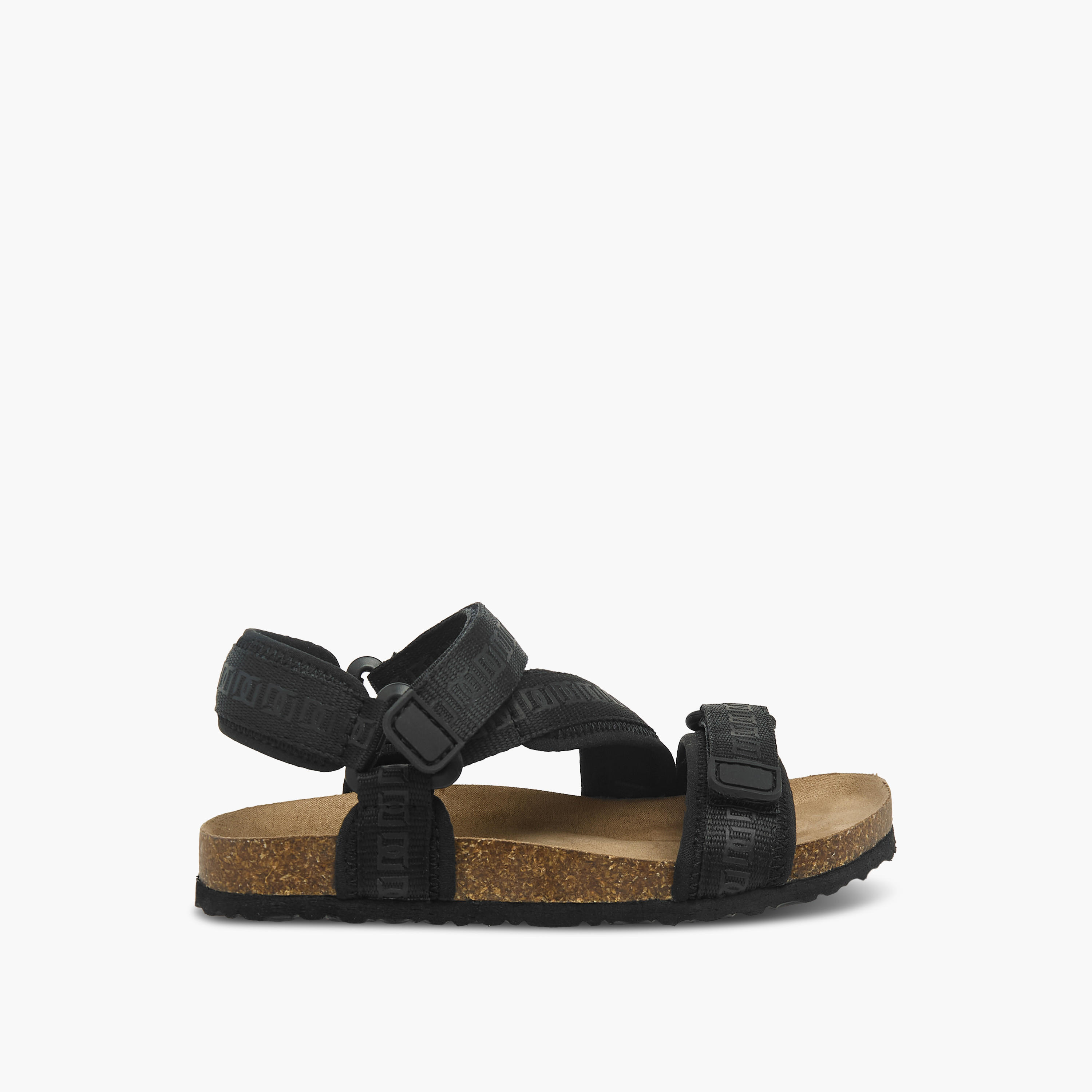 Mister Duchini Boys Textured Hook & Loop Strap Sandals-boys-shoes-sandals-image-2