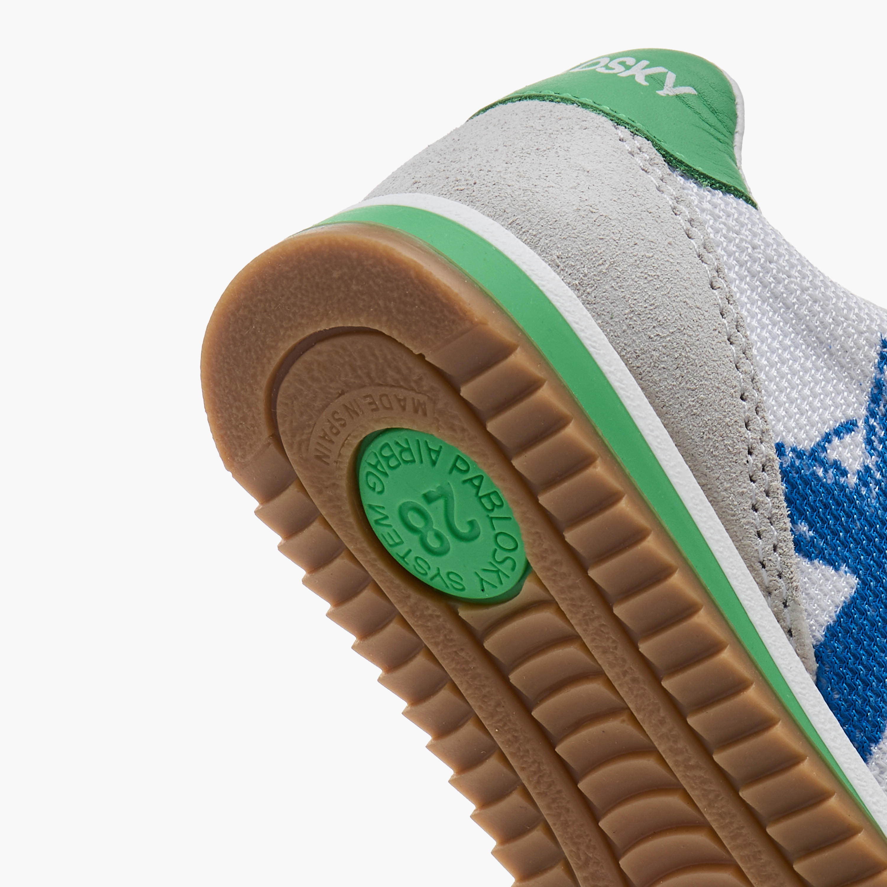 Pablosky Kids' Star Print Sneakers with Hook and Loop Closure-boys-shoes-schoolshoes-image-5
