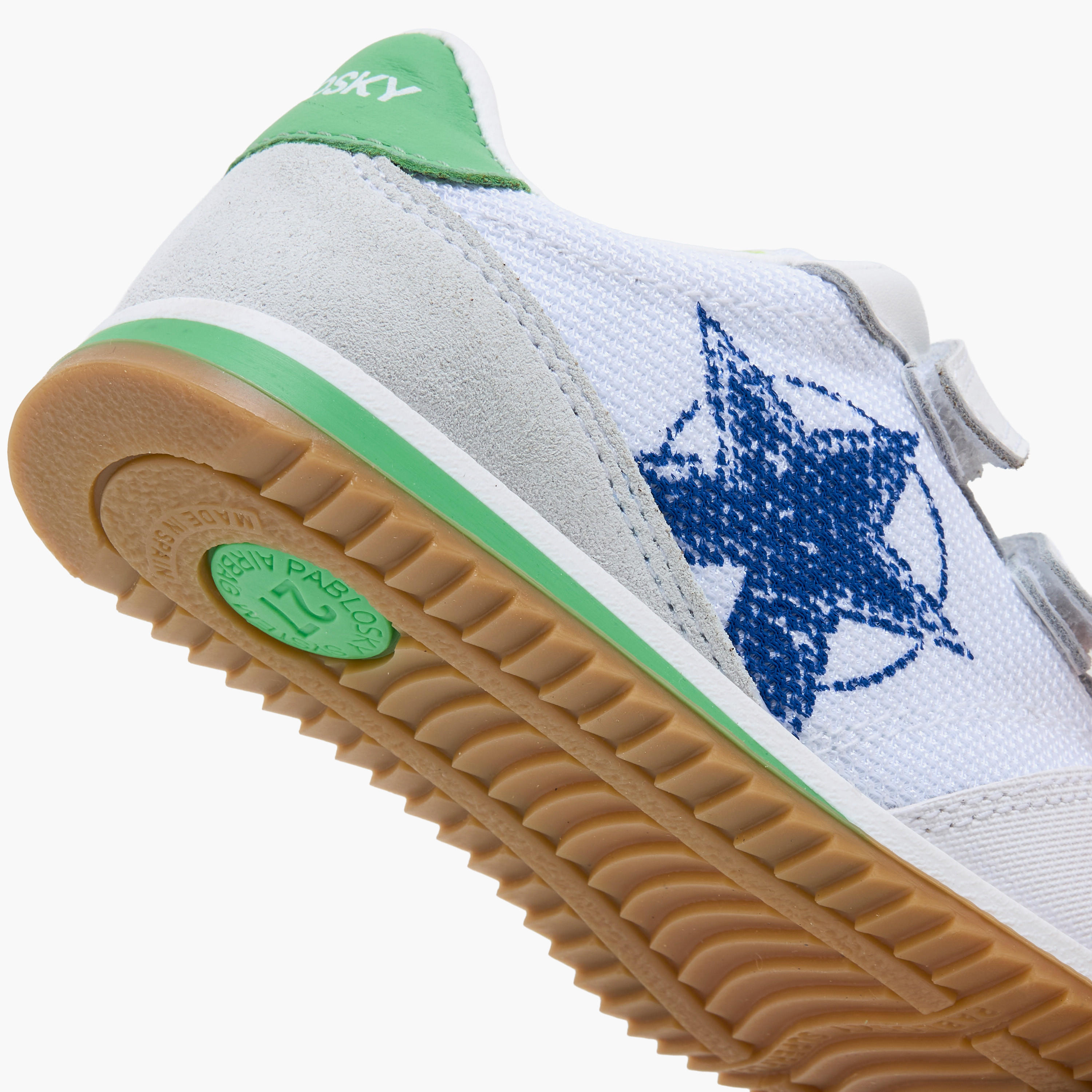 Pablosky Sports Shoes with Hook & Loop Closure, Logo Print-baby-boys-shoes-closedshoes-image-5