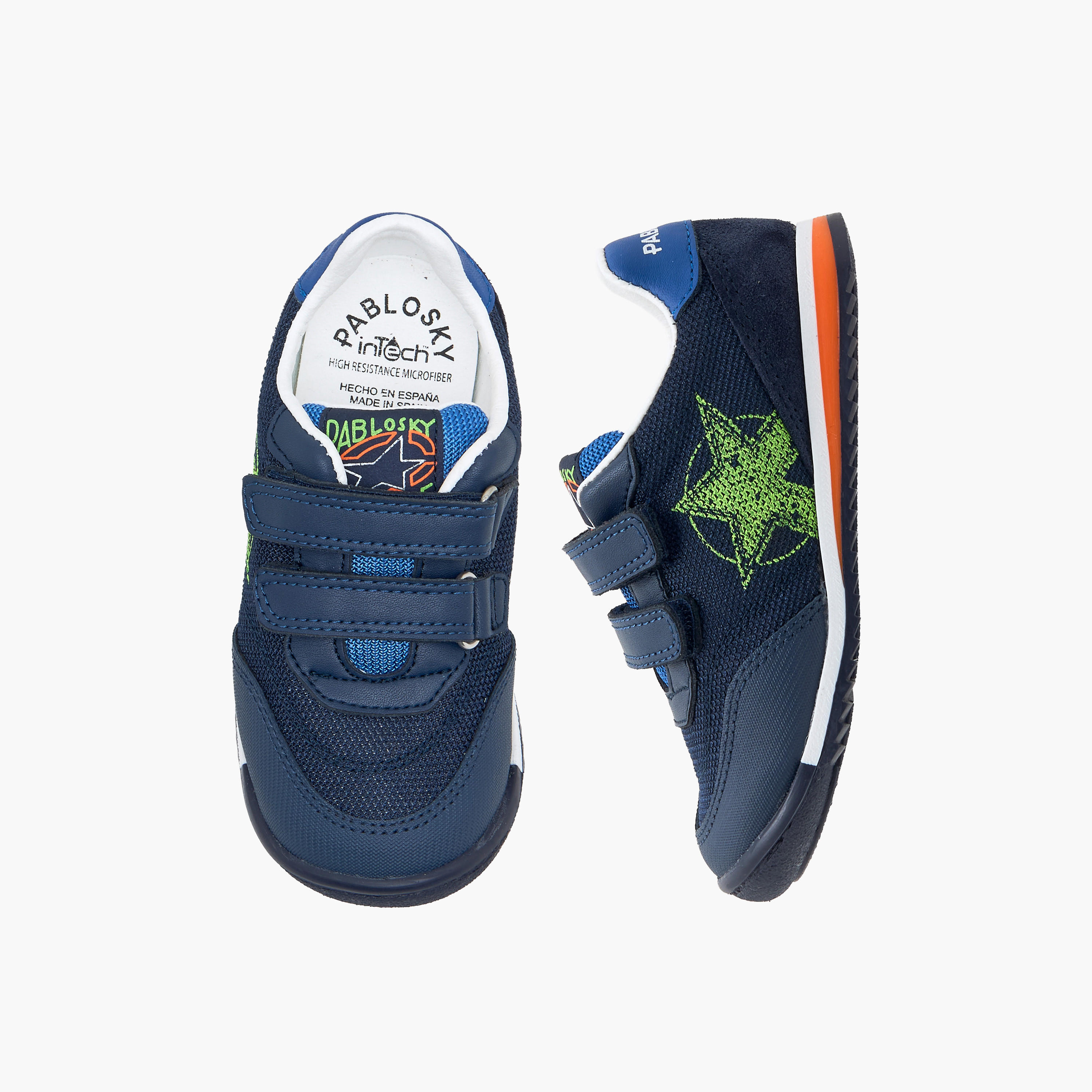 Pablosky Sports Shoes with Hook & Loop Closure, Printed-baby-boys-shoes-closedshoes-image-1