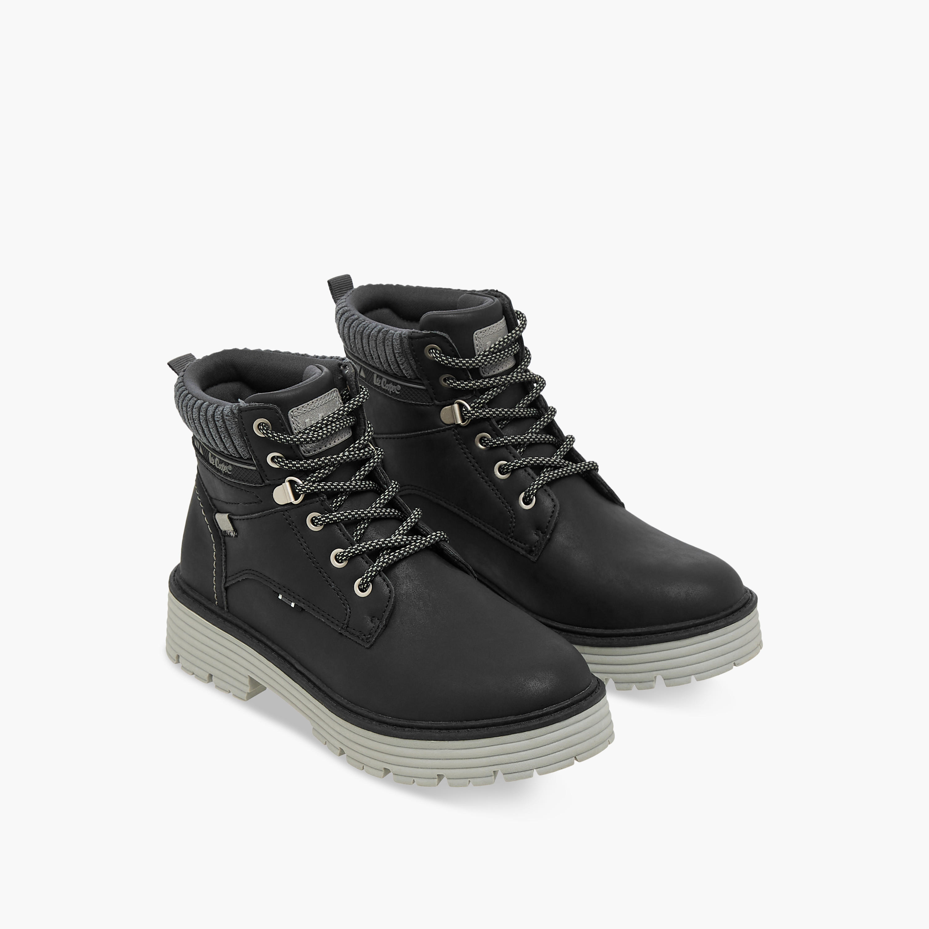 بوت طول الكاحل برباط للنساء من لي كوبر-women-shoes-boots-image-1