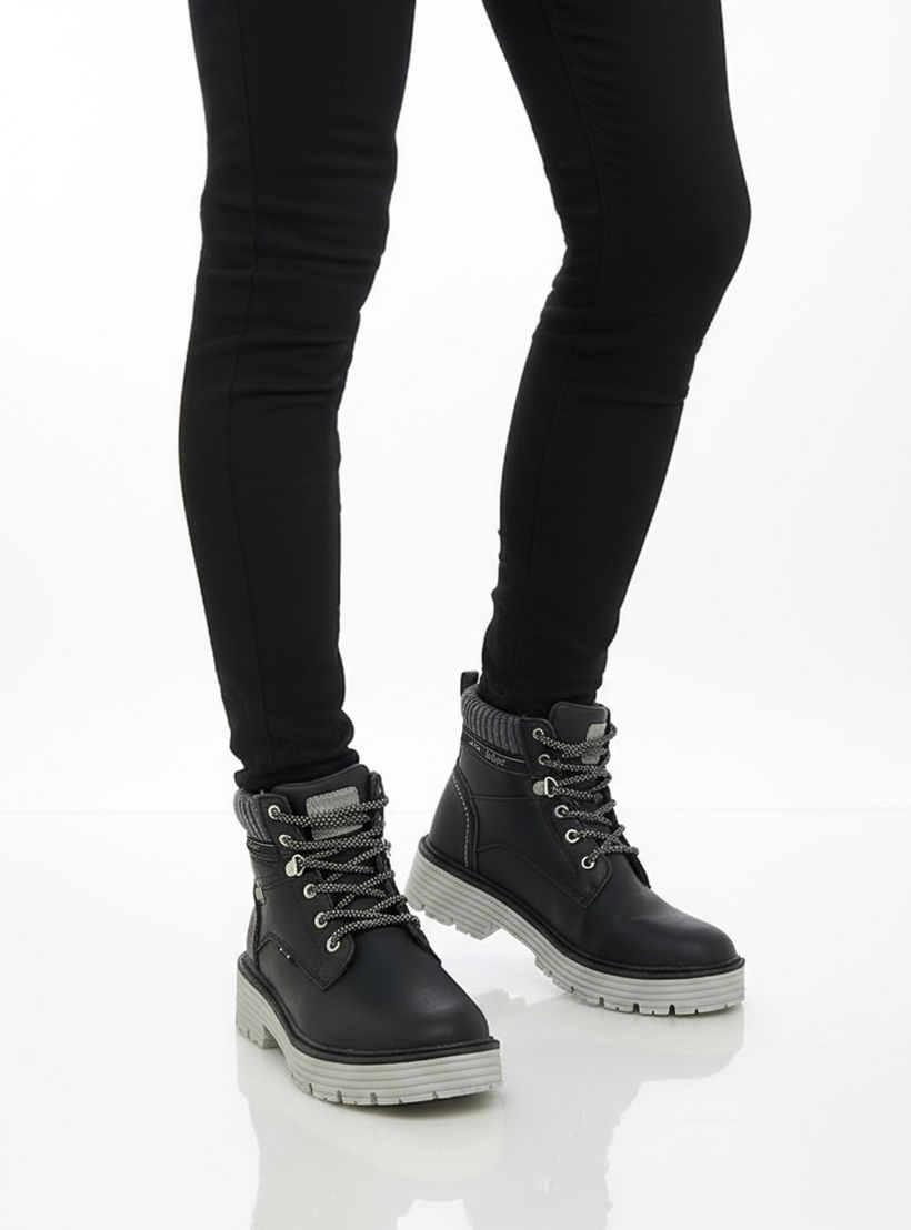 بوت طول الكاحل برباط للنساء من لي كوبر-women-shoes-boots-image-2