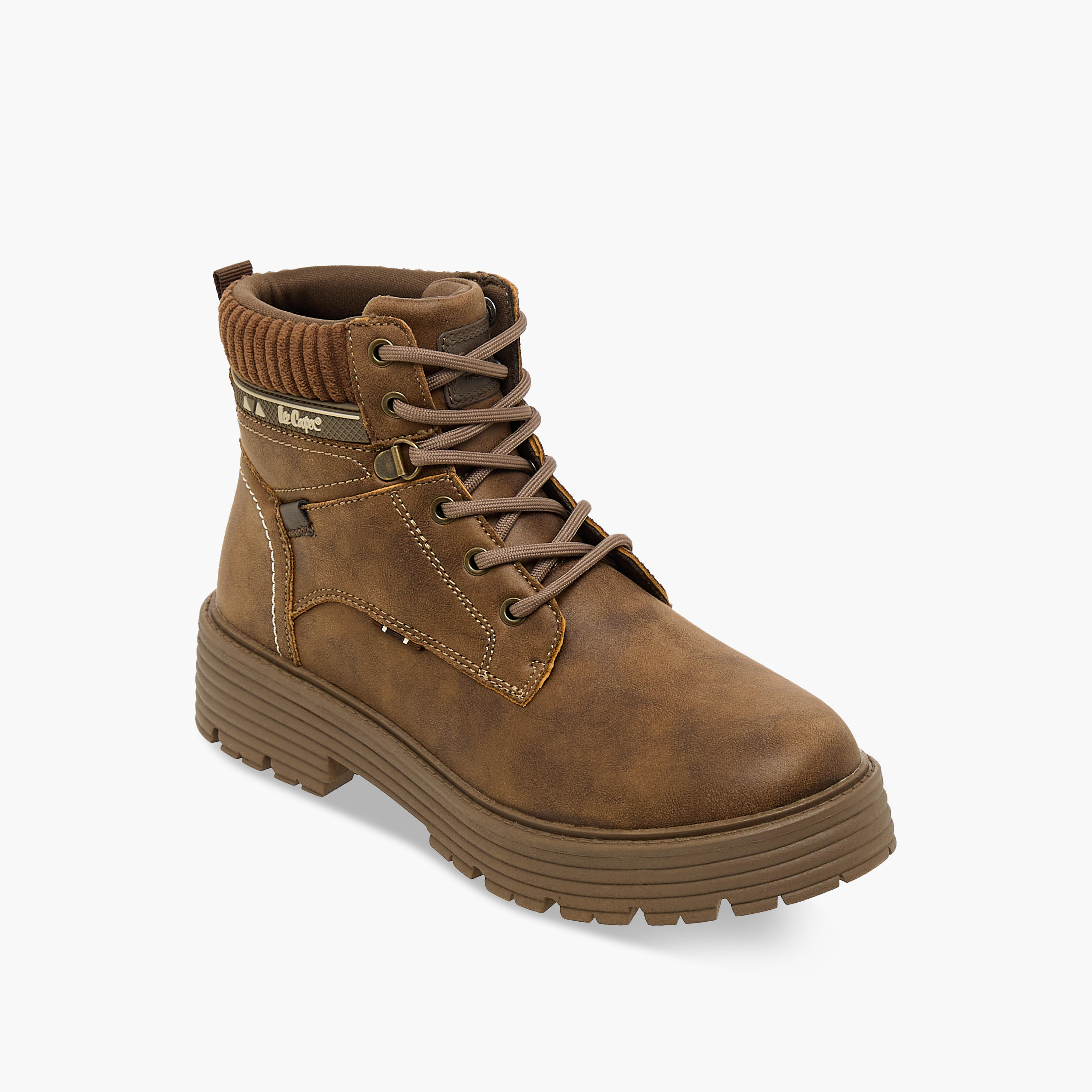 بوت طول الكاحل برباط للنساء من لي كوبر-women-shoes-boots-image-2