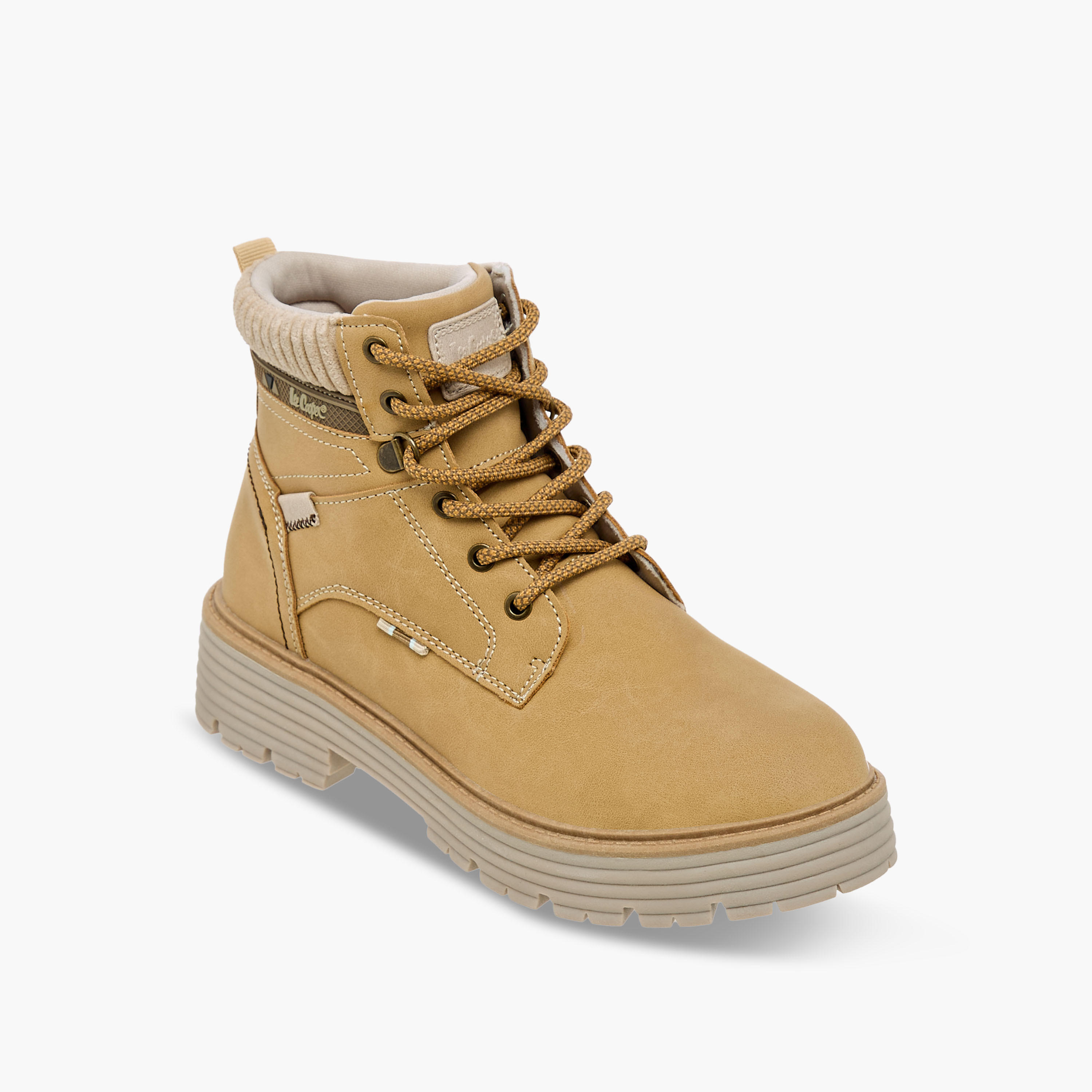 بوت طول الكاحل برباط للنساء من لي كوبر-women-shoes-boots-image-2