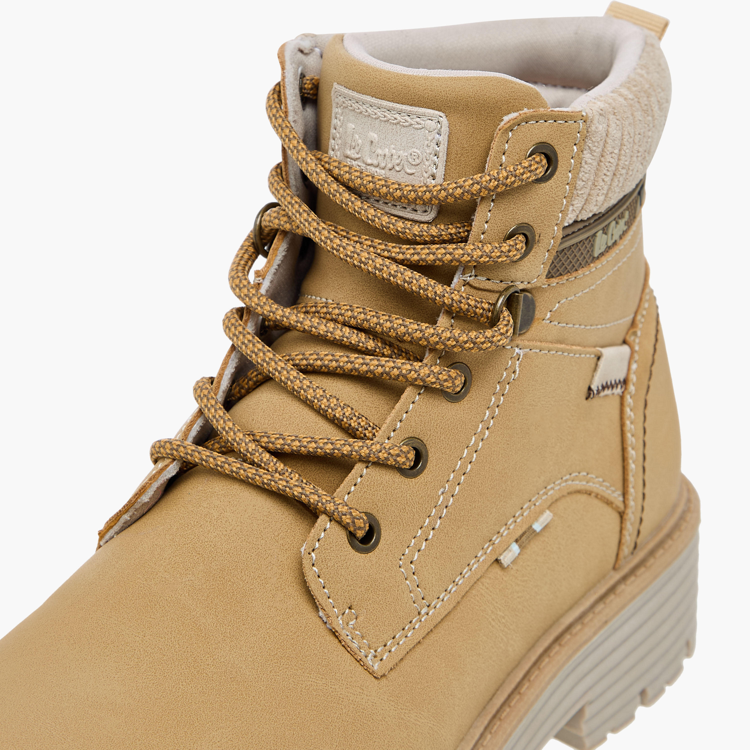 بوت طول الكاحل برباط للنساء من لي كوبر-women-shoes-boots-image-4