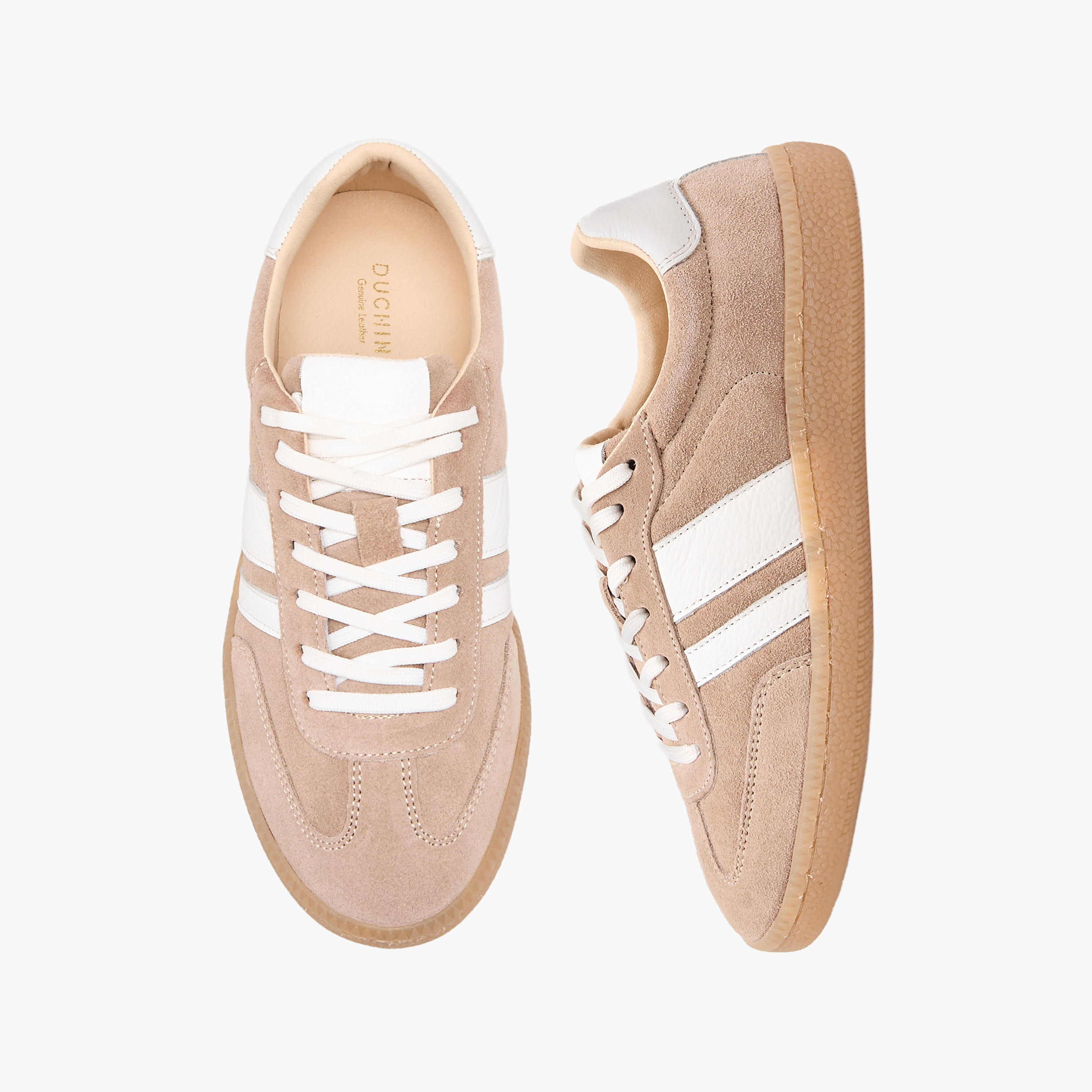 حذاء سنيكرز جلد طول الكاحل برباط للنساء من دوتشيني-women-shoes-sneakers-image-1