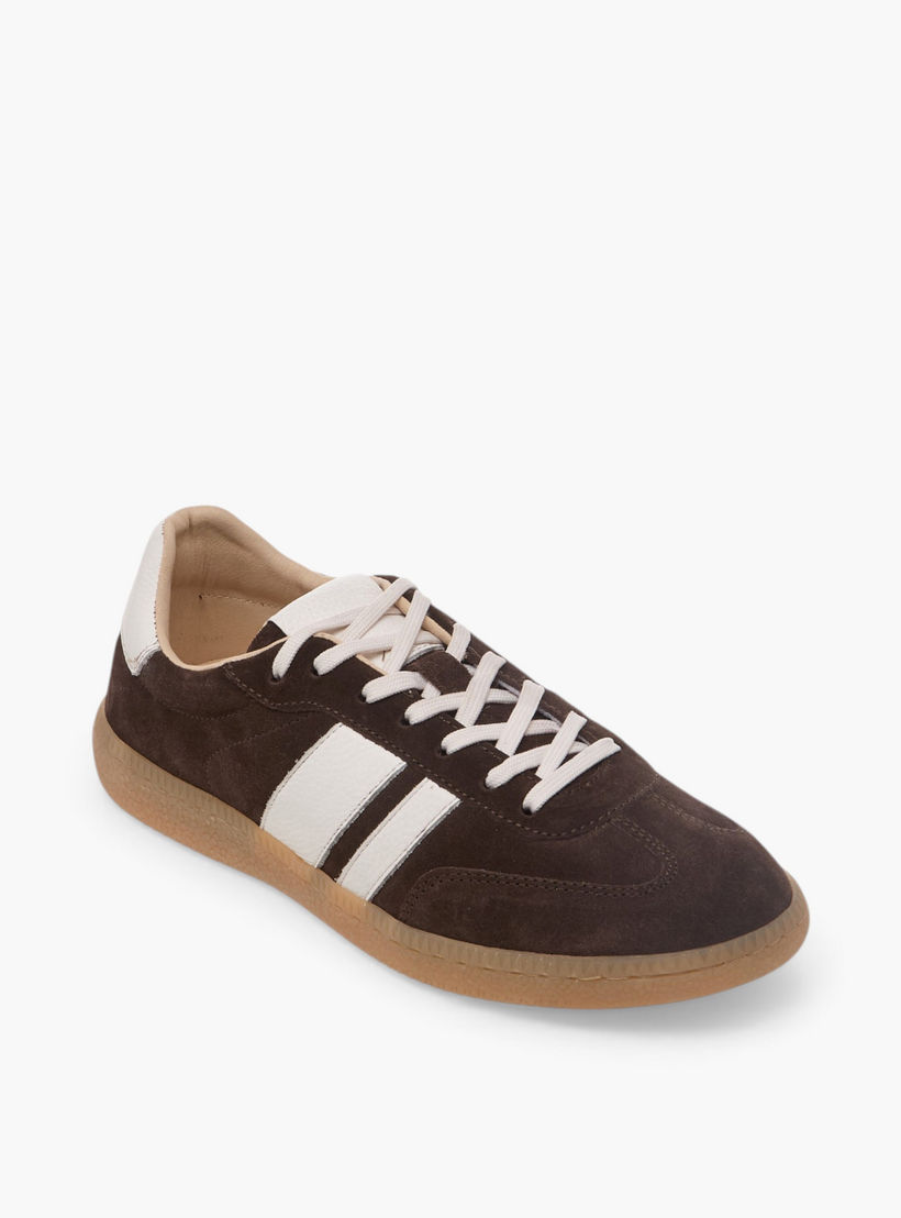 حذاء سنيكرز جلد طول الكاحل برباط للنساء من دوتشيني-women-shoes-sneakers-image-2