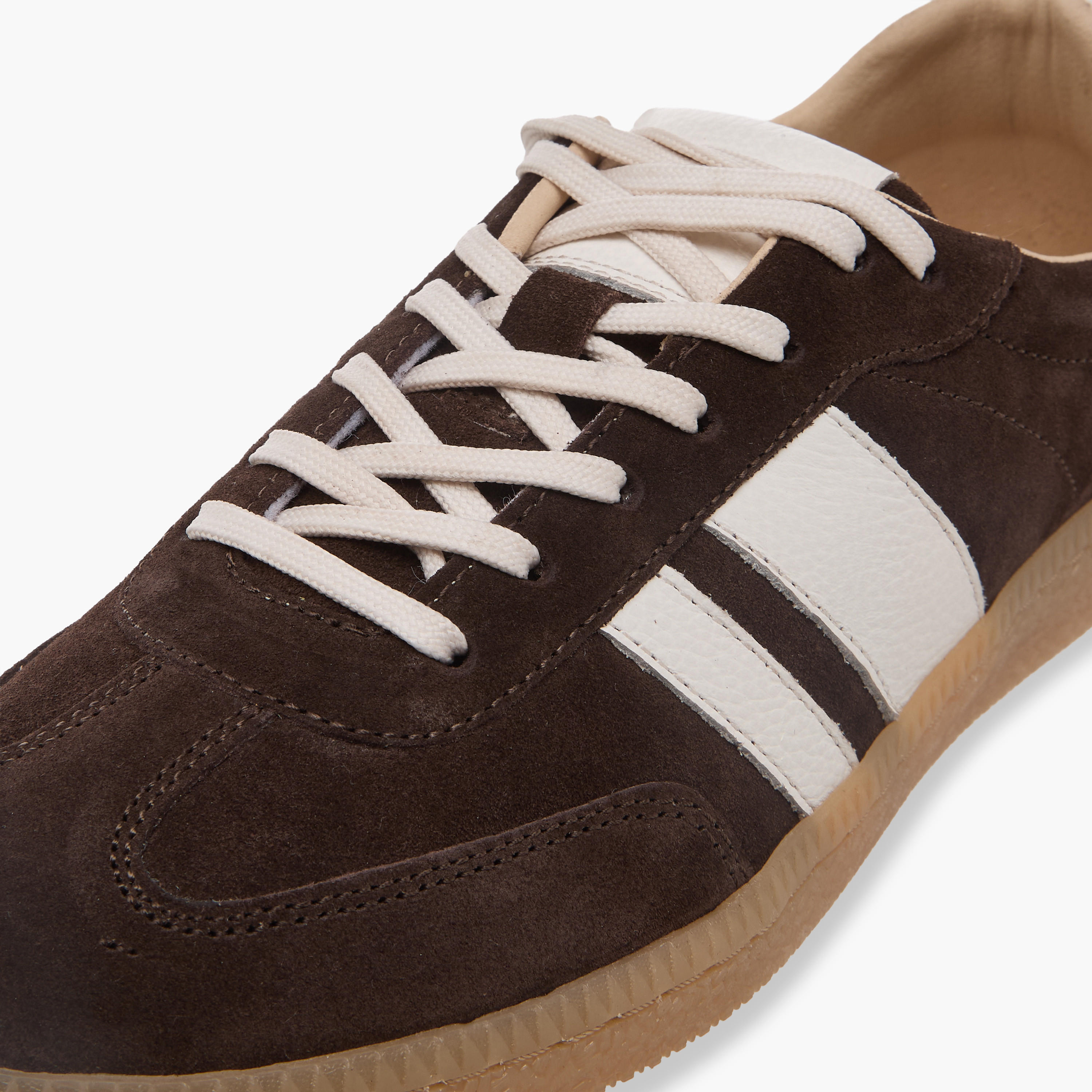 حذاء سنيكرز جلد طول الكاحل برباط للنساء من دوتشيني-women-shoes-sneakers-image-4