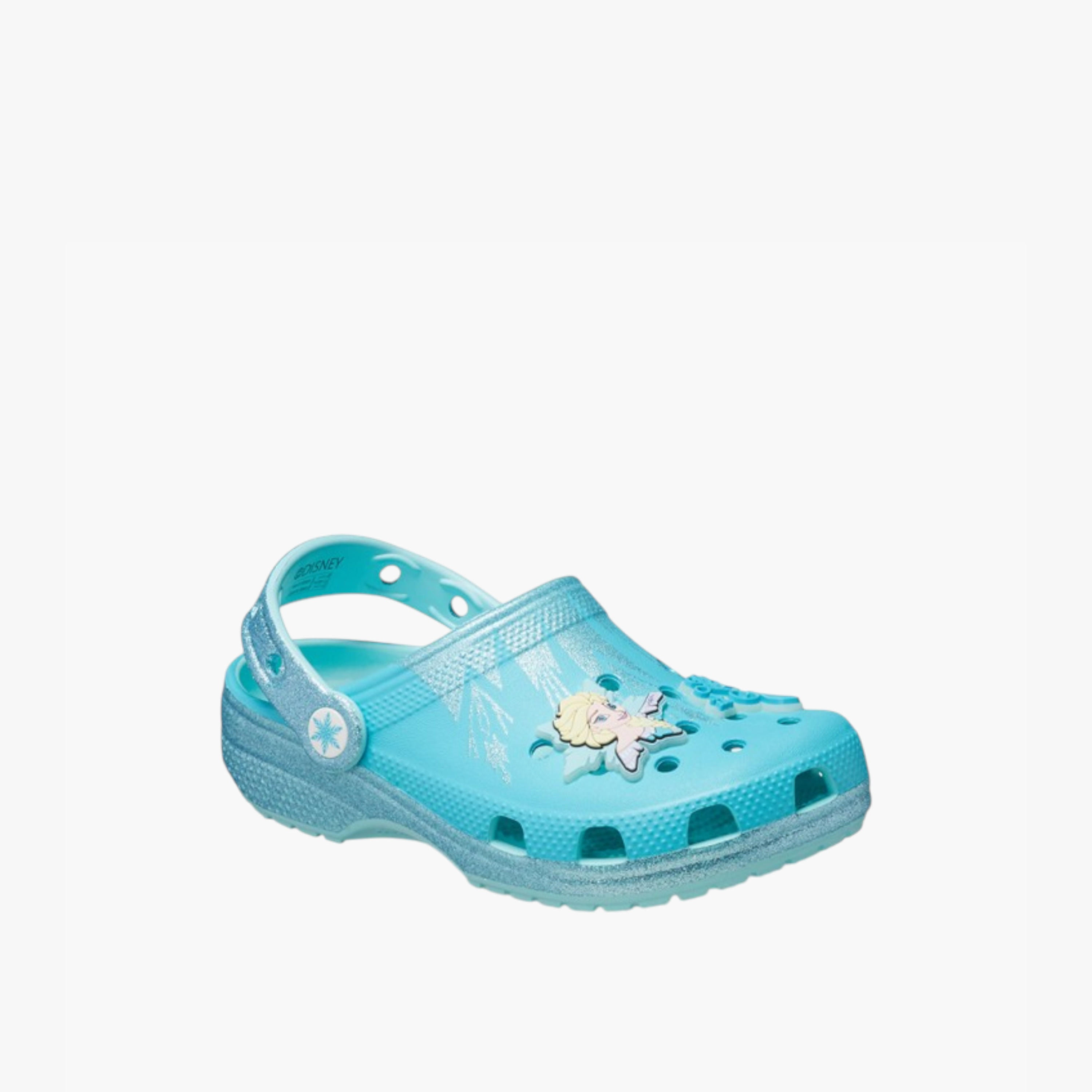 صندل كلوج بحزام خلفي وزينة إلسا من فروزن للبنات من كروكس-girls-shoes-sandals-image-2