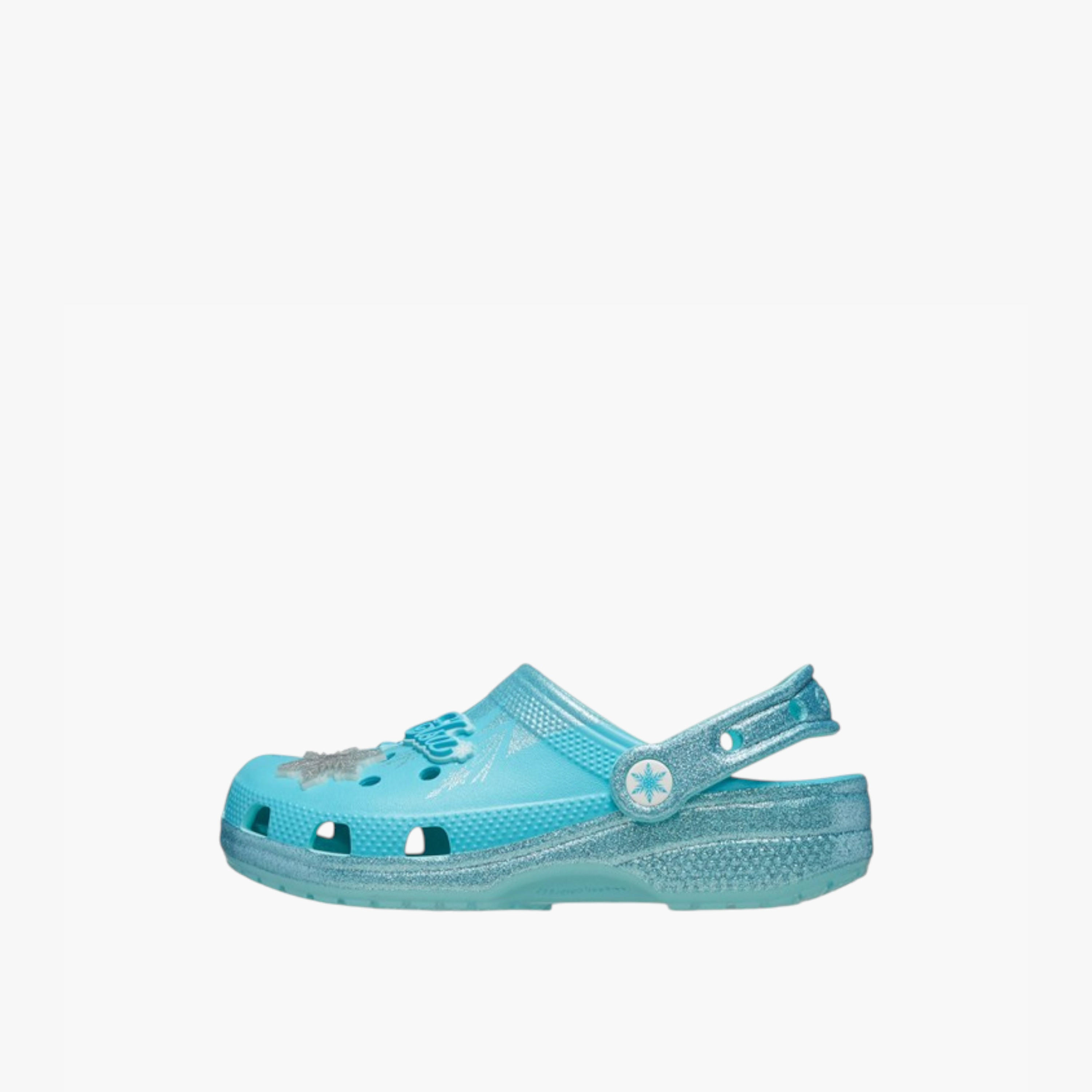 صندل كلوج بحزام خلفي وزينة إلسا من فروزن للبنات من كروكس-girls-shoes-sandals-image-3