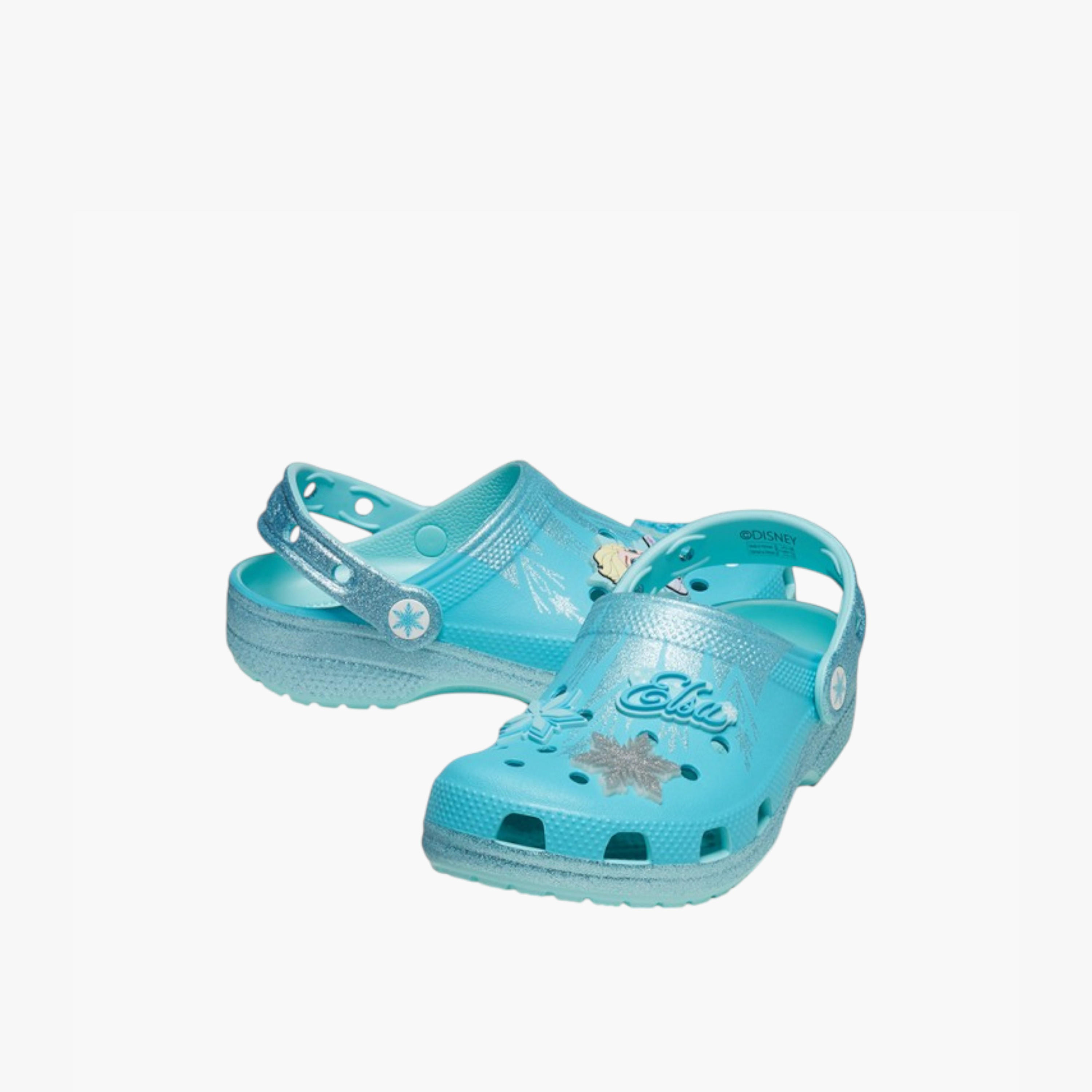 صندل كلوج بحزام خلفي وزينة إلسا من فروزن للبنات من كروكس-girls-shoes-sandals-image-4