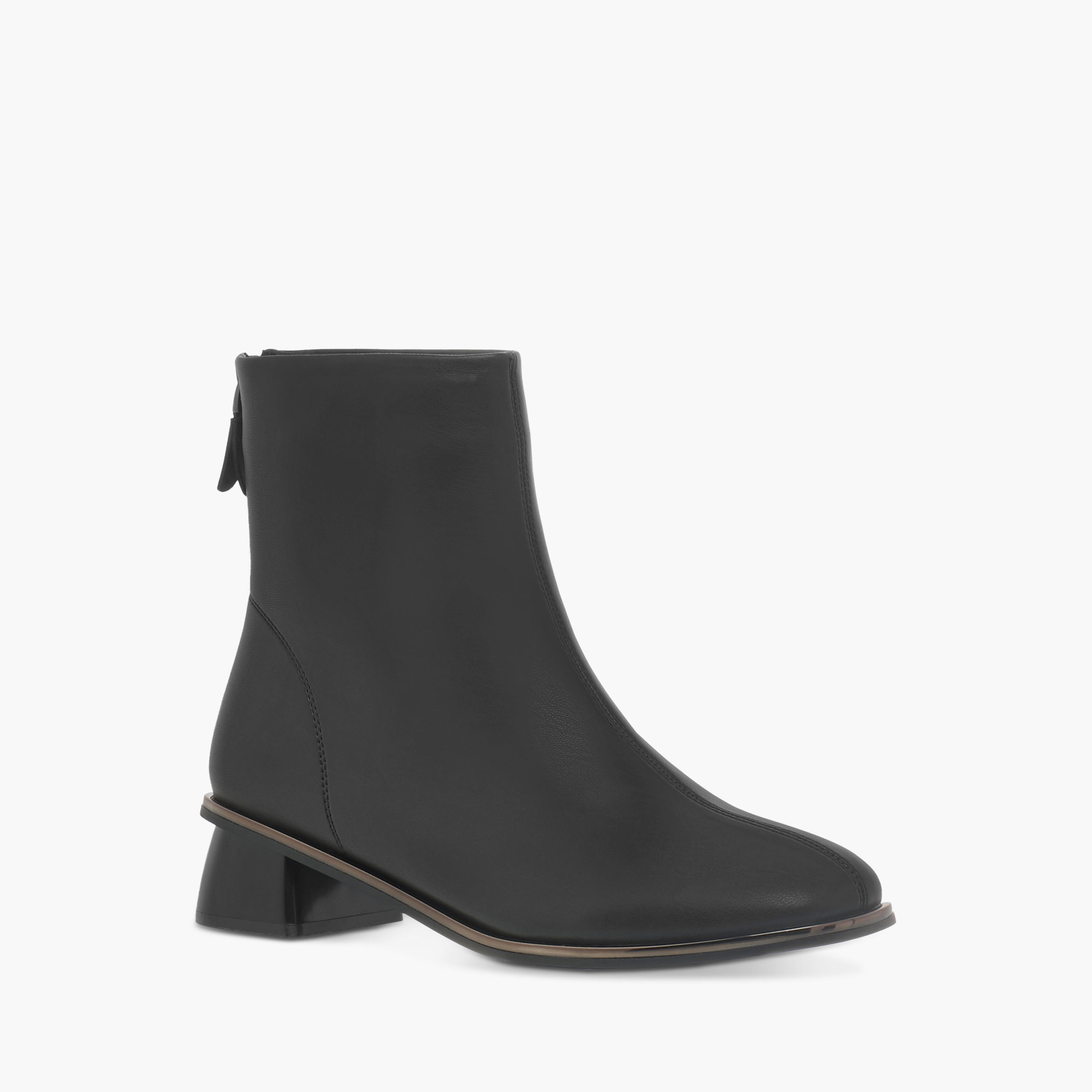 بوت نسائي سادة بطول الكاحل بسحّاب إغلاق من سيليست-women-shoes-boots-image-2