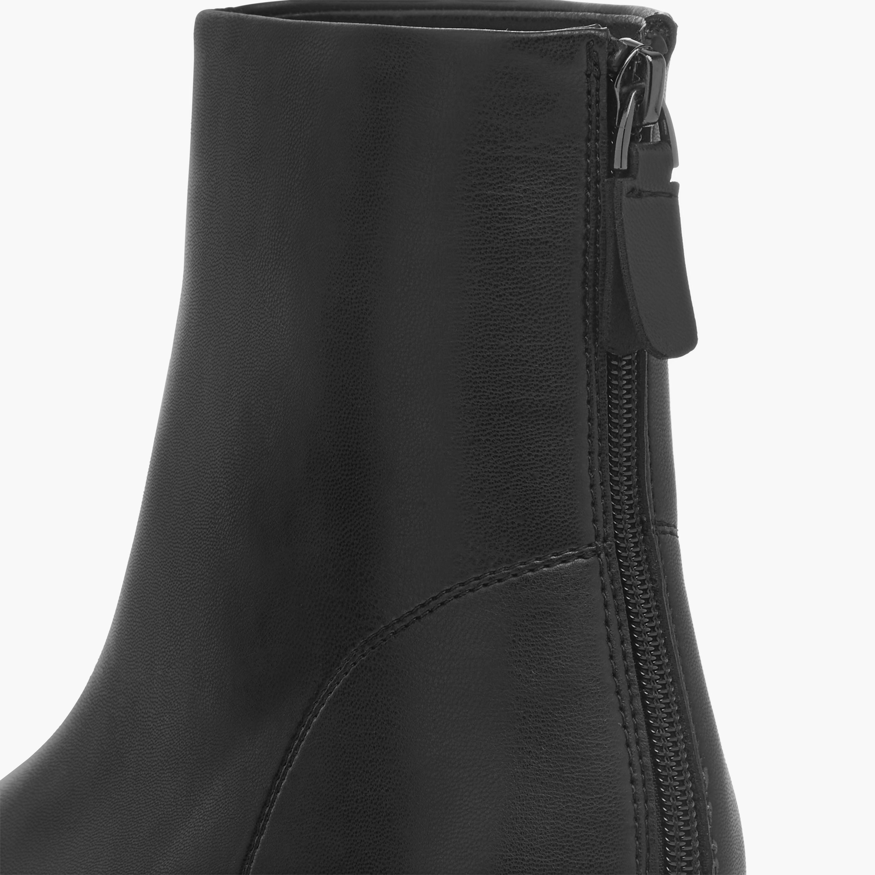بوت نسائي سادة بطول الكاحل بسحّاب إغلاق من سيليست-women-shoes-boots-image-6
