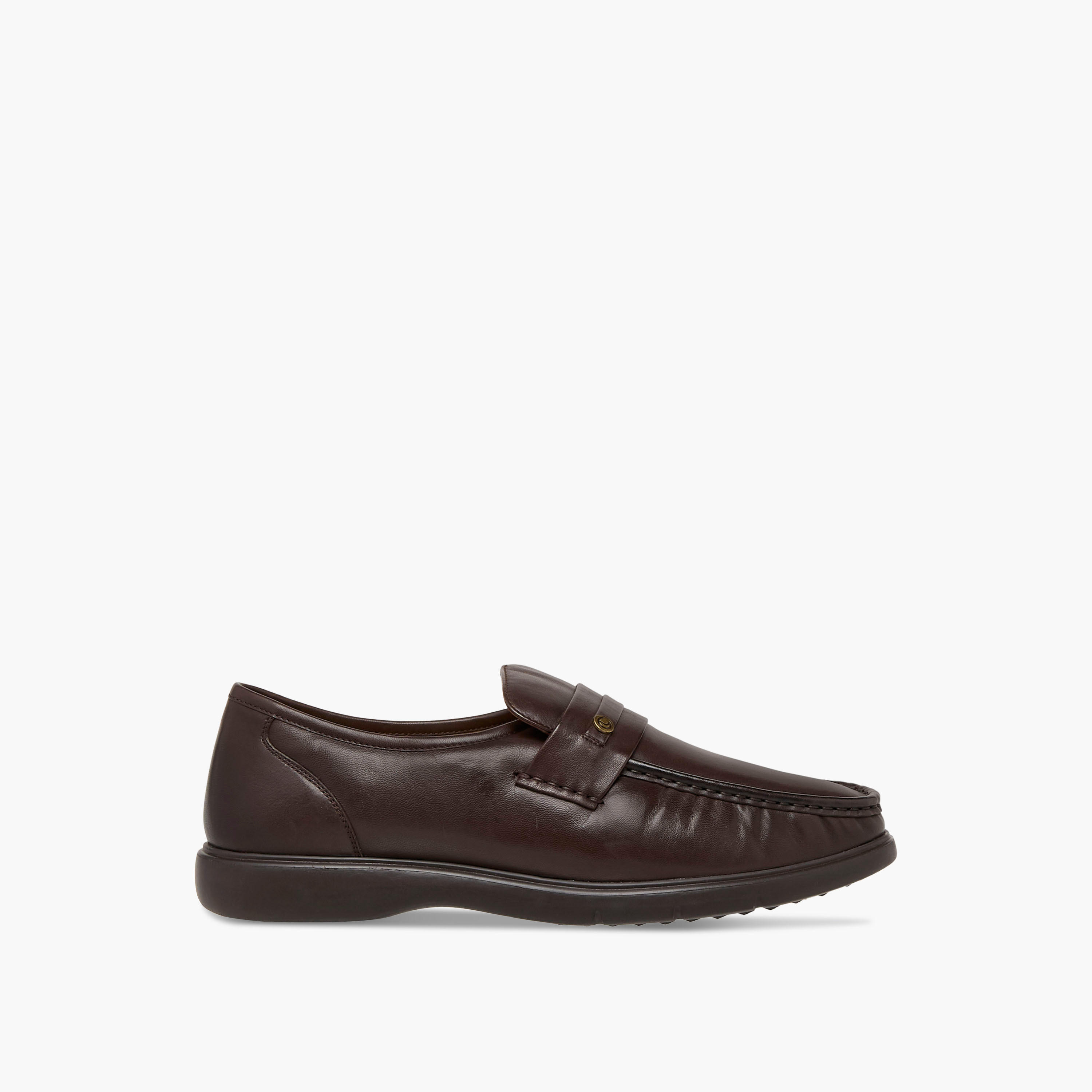 Le Confort Leather Solid Slip-On Moccasins-men-shoes-formalshoes-image-3