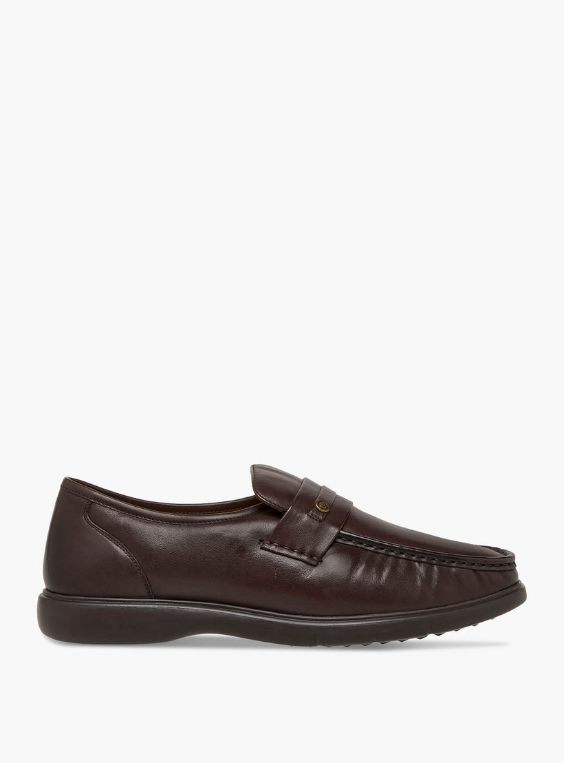 Le Confort Leather Solid Slip-On Moccasins-men-shoes-formalshoes-image-3