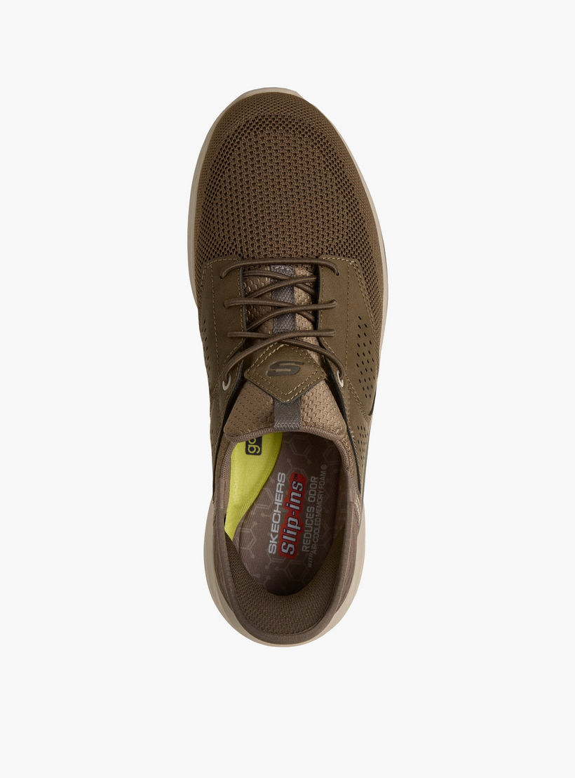 حذاء سليد رياضي سهل الإرتداء للرجال من سكيتشرز-men-shoes-sneakers-image-2