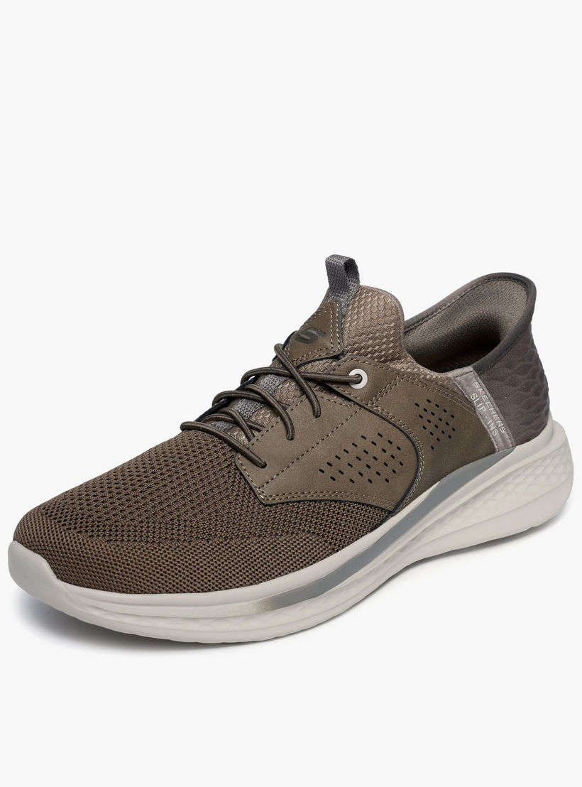 حذاء سليد رياضي سهل الإرتداء للرجال من سكيتشرز-men-shoes-sneakers-image-3