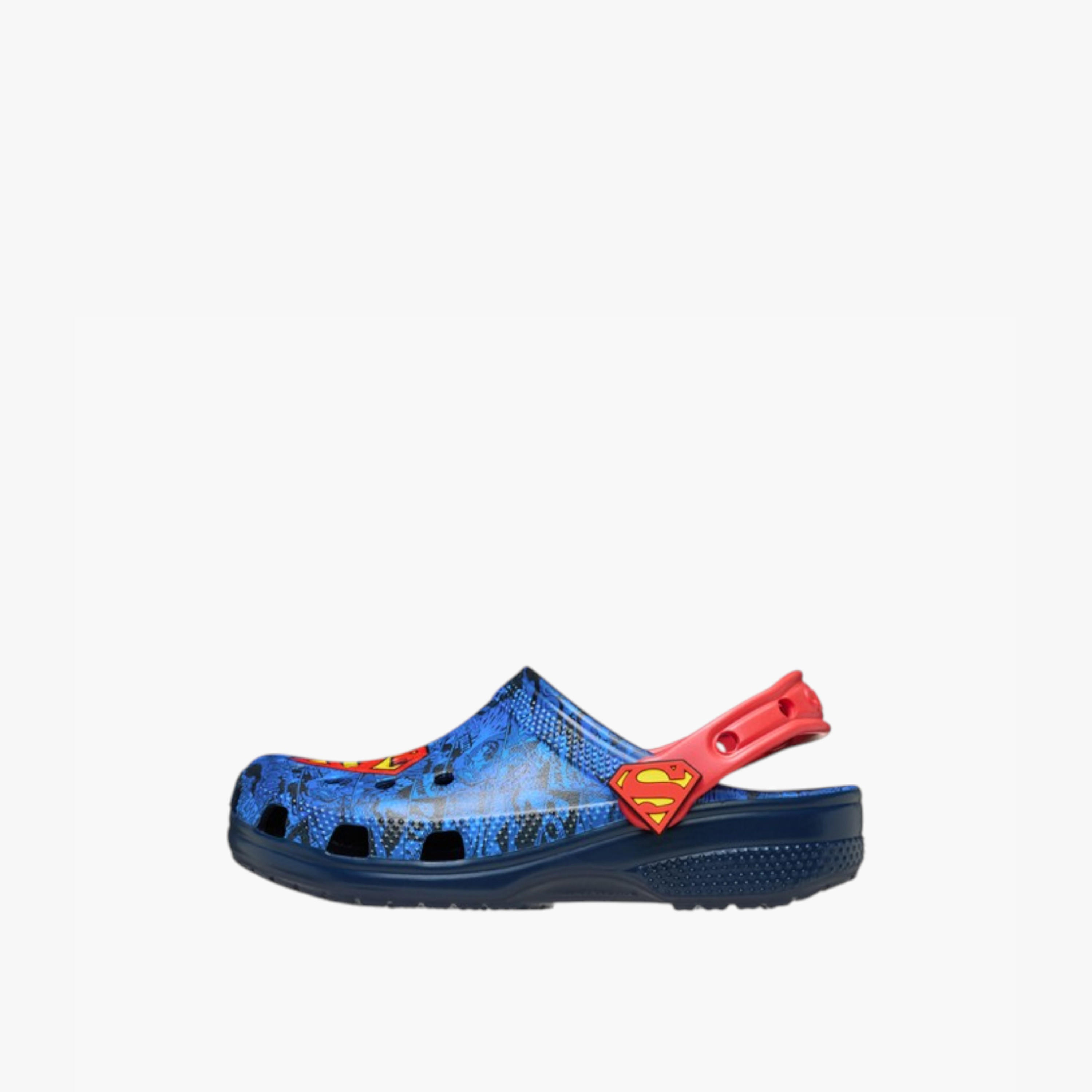 Crocs Boys' Superman Classic Clogs with Backstrap - 211132-90H-boys-shoes-sandals-image-4