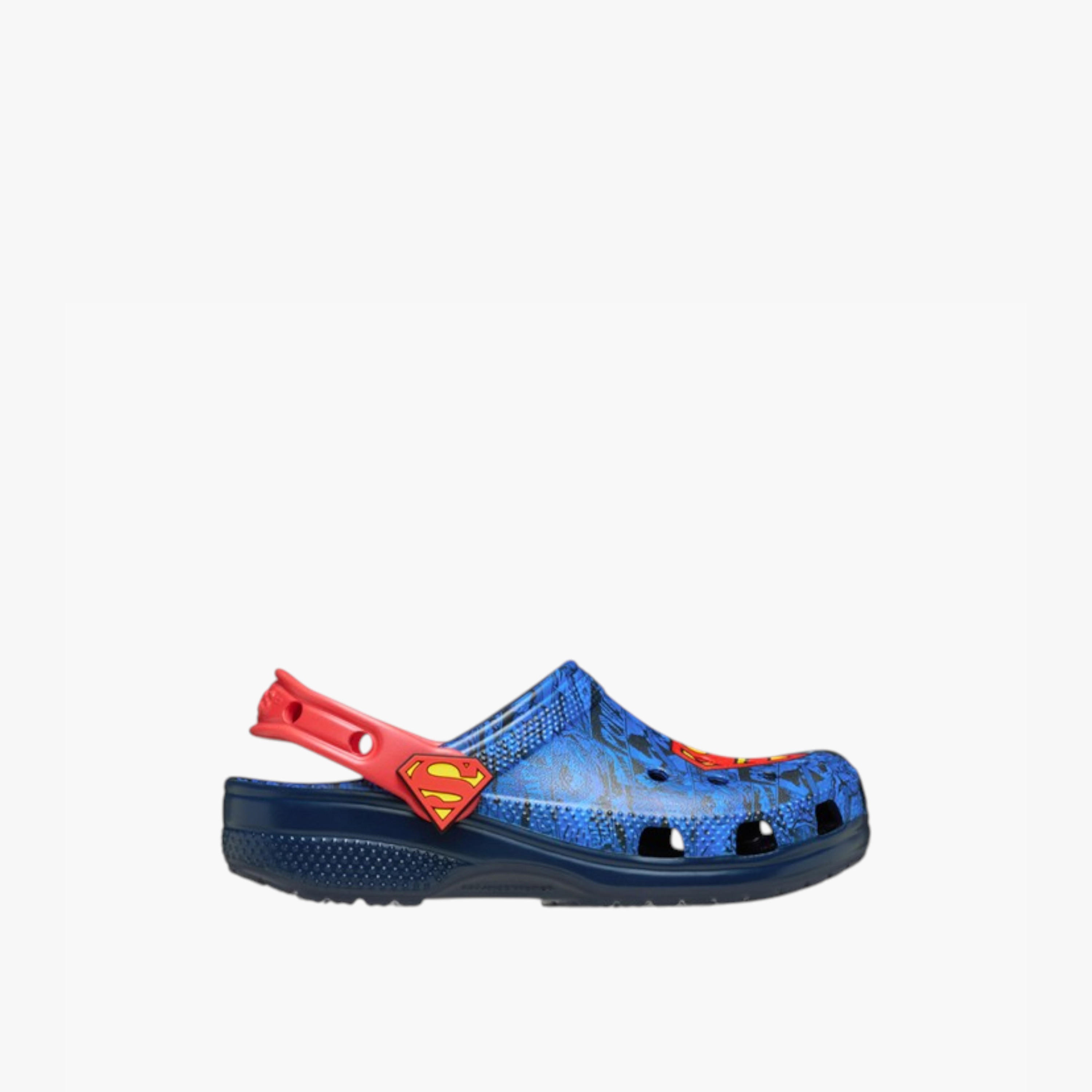 Crocs Boys' Superman Classic Clogs with Backstrap - 211132-90H-boys-shoes-sandals-image-5
