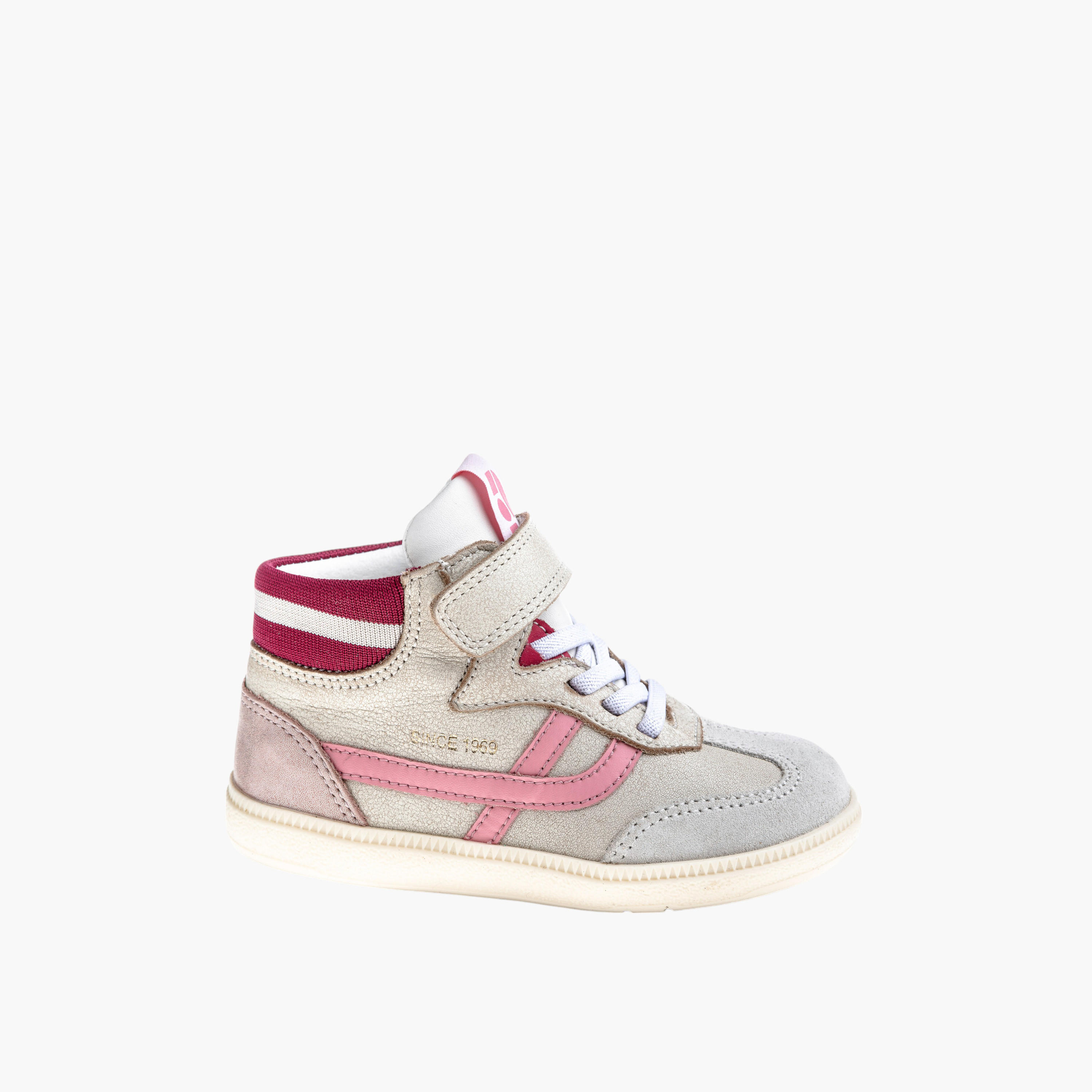 Pablosky Girls' High Top Sneakers with Hook and Loop Closure - 211137-baby-girls-shoes-closedshoes-image-1